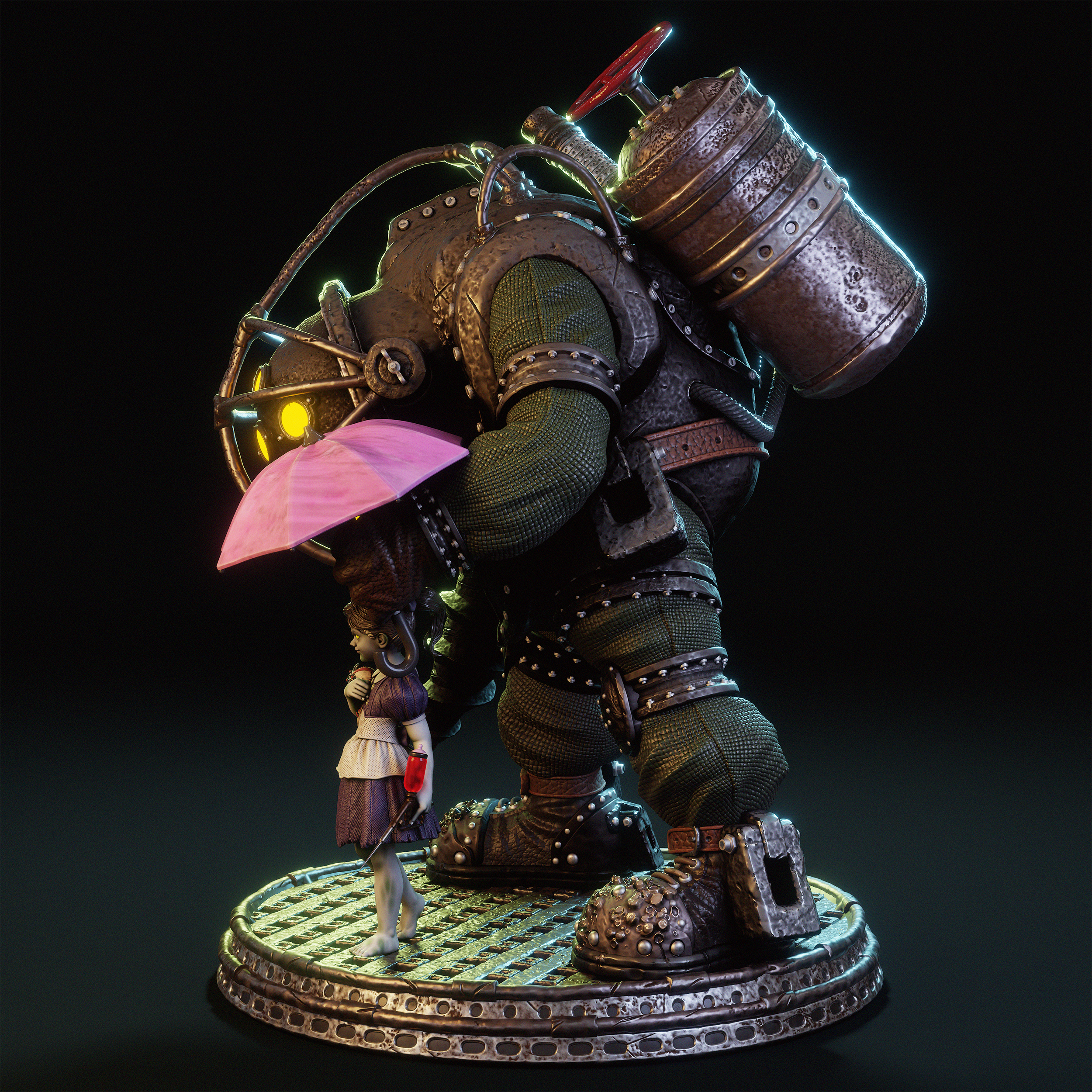 The Rapture Protector Statue