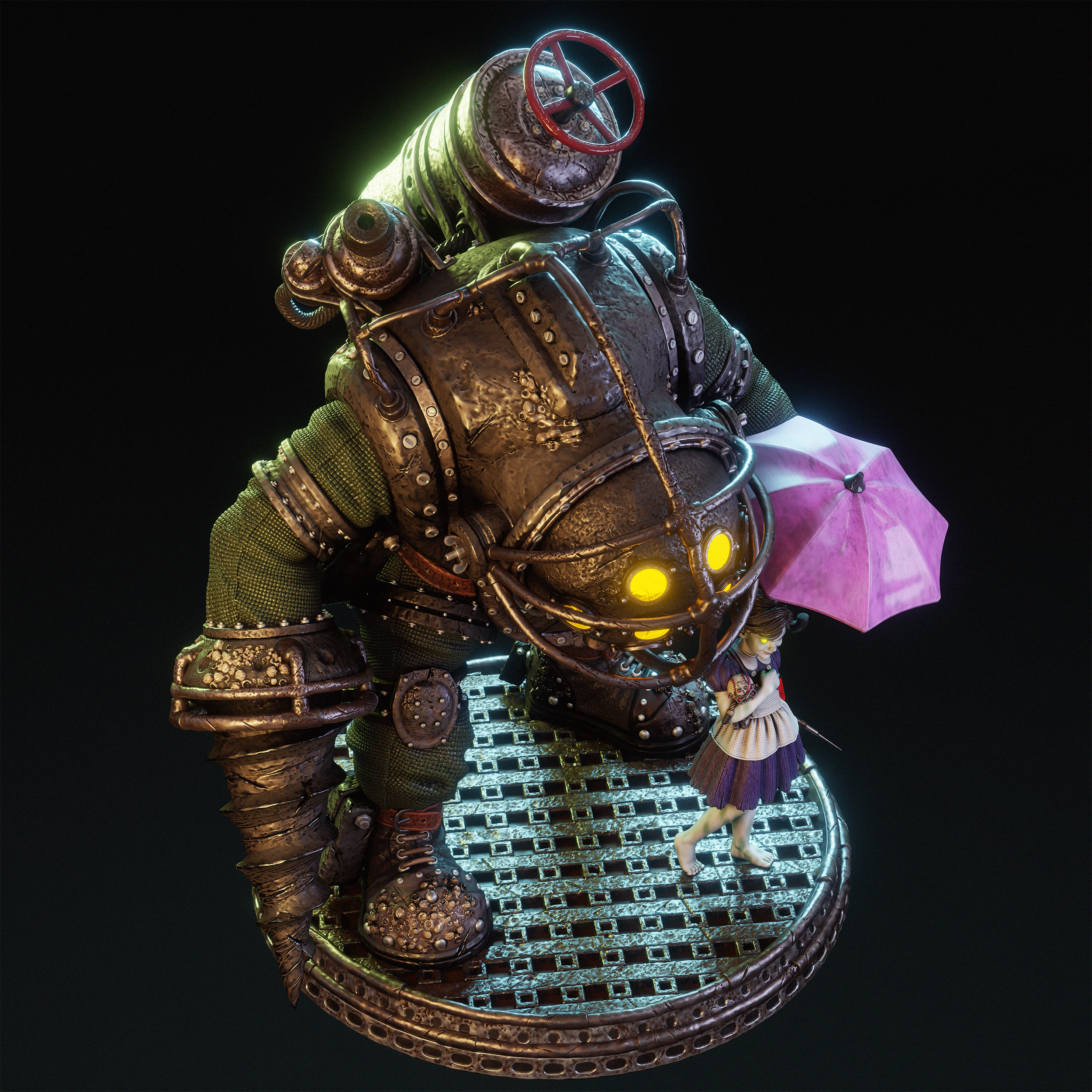 The Rapture Protector Statue