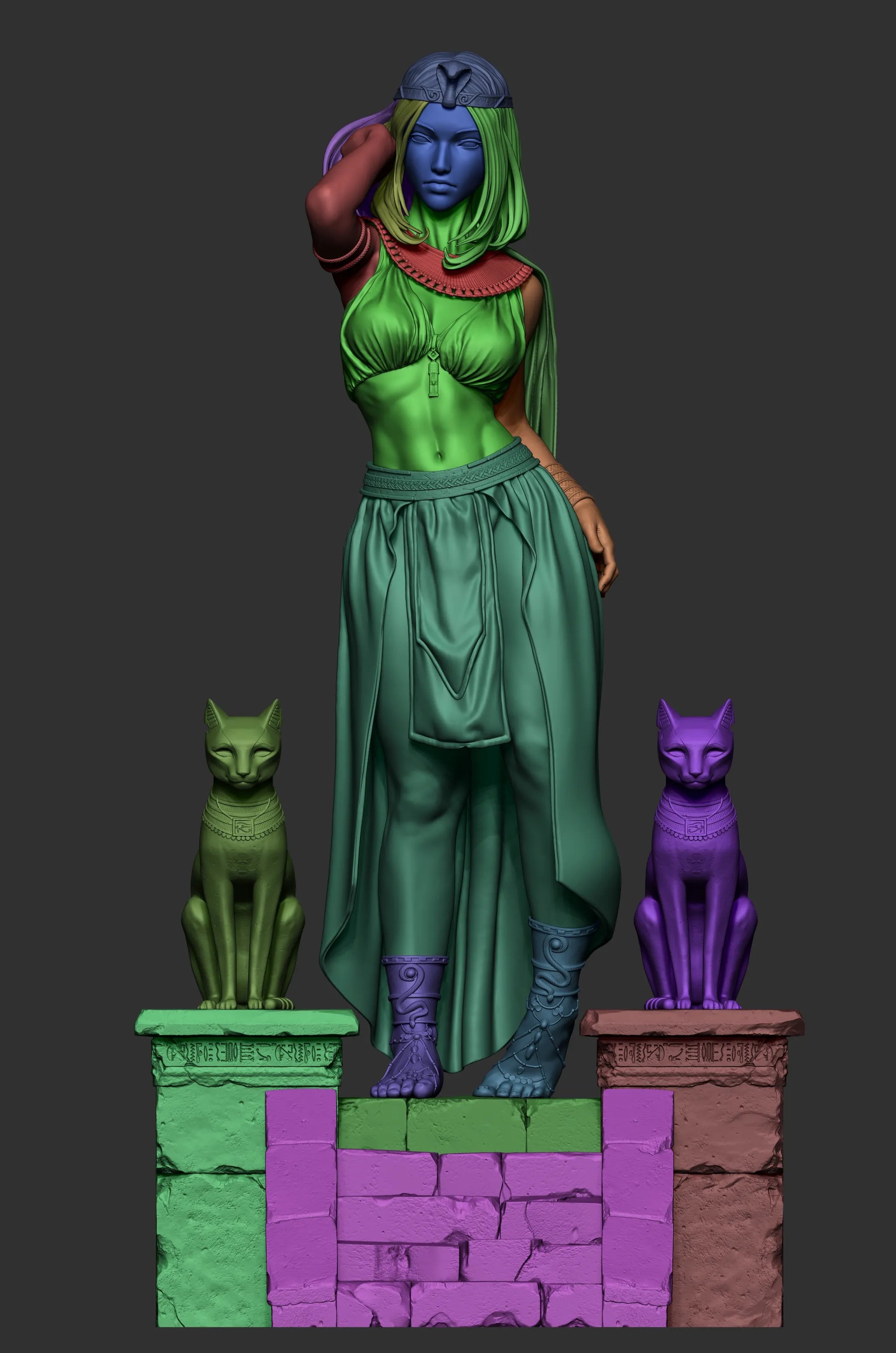 Queen of the Nile Statue