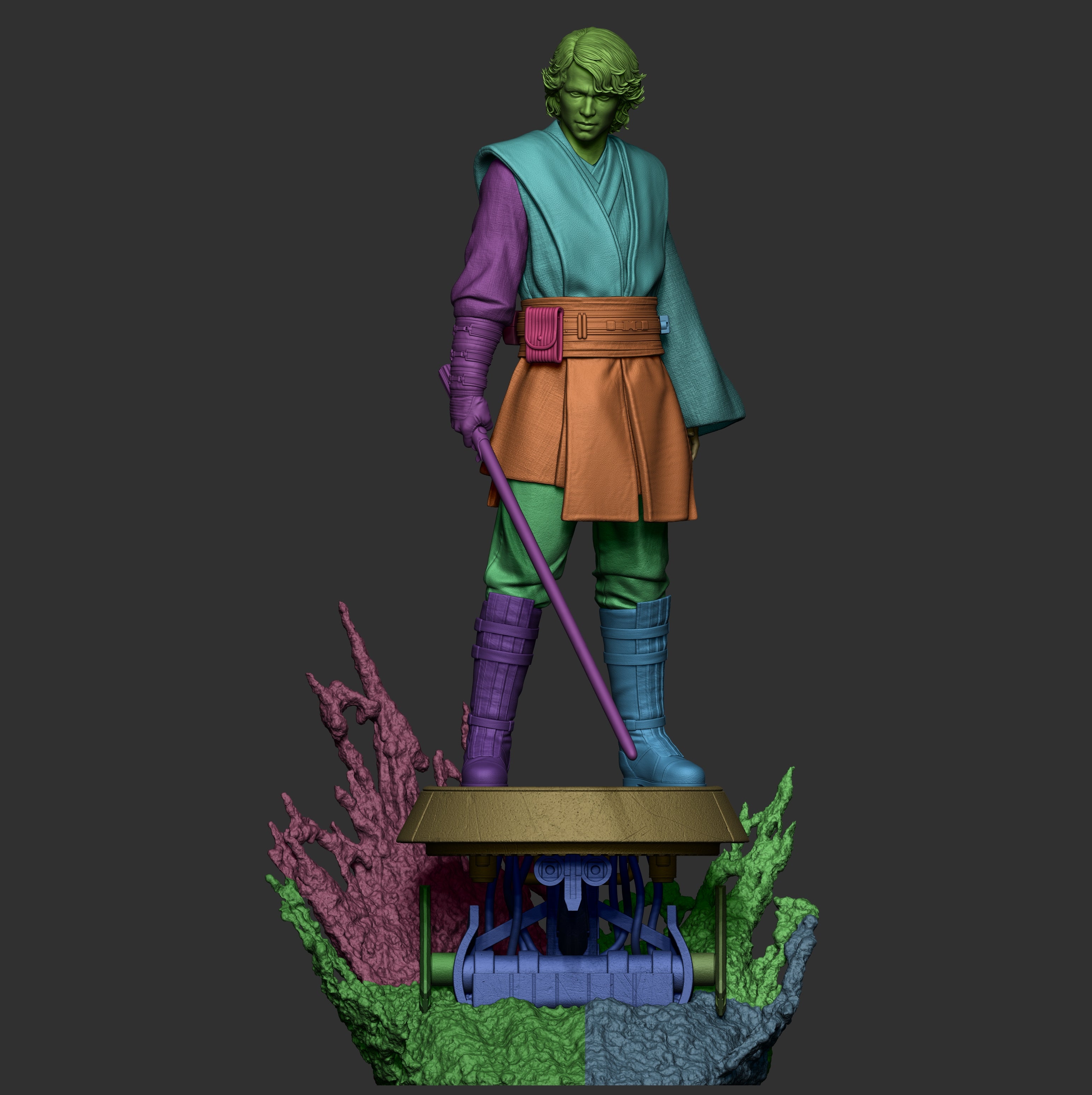 The Chosen One | Maximum Detailed 12K 3D printed figure
