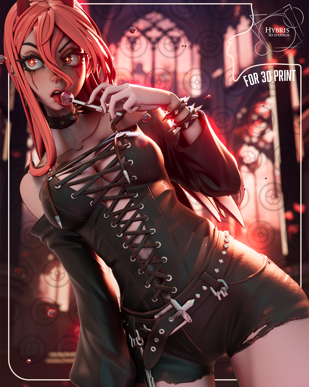 Goth Power Statue