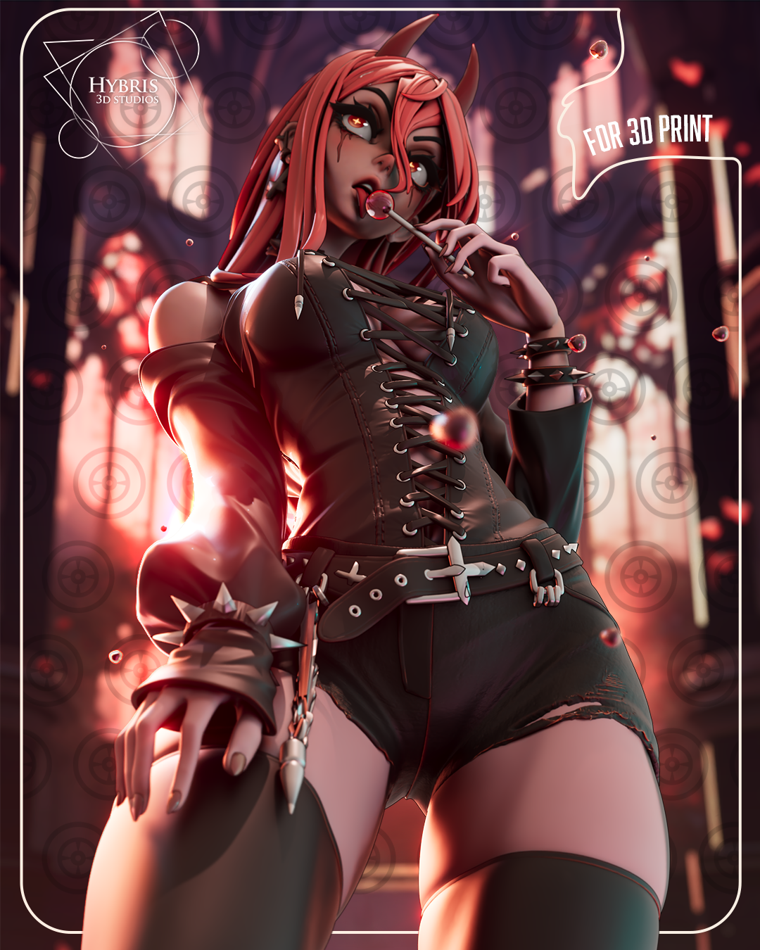 Goth Power Statue