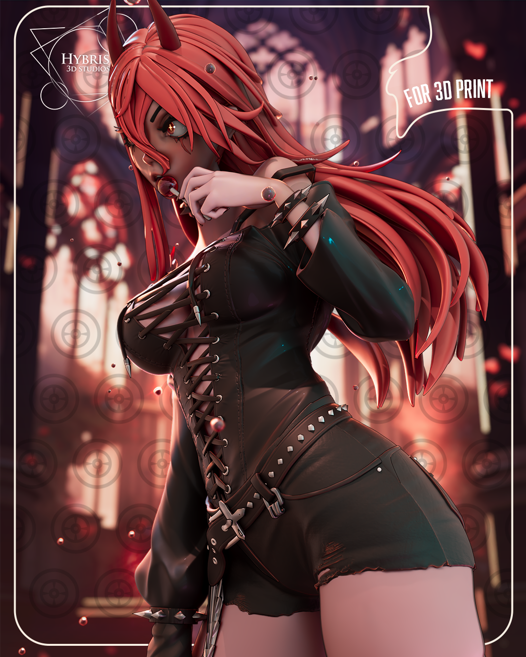 Goth Power Statue