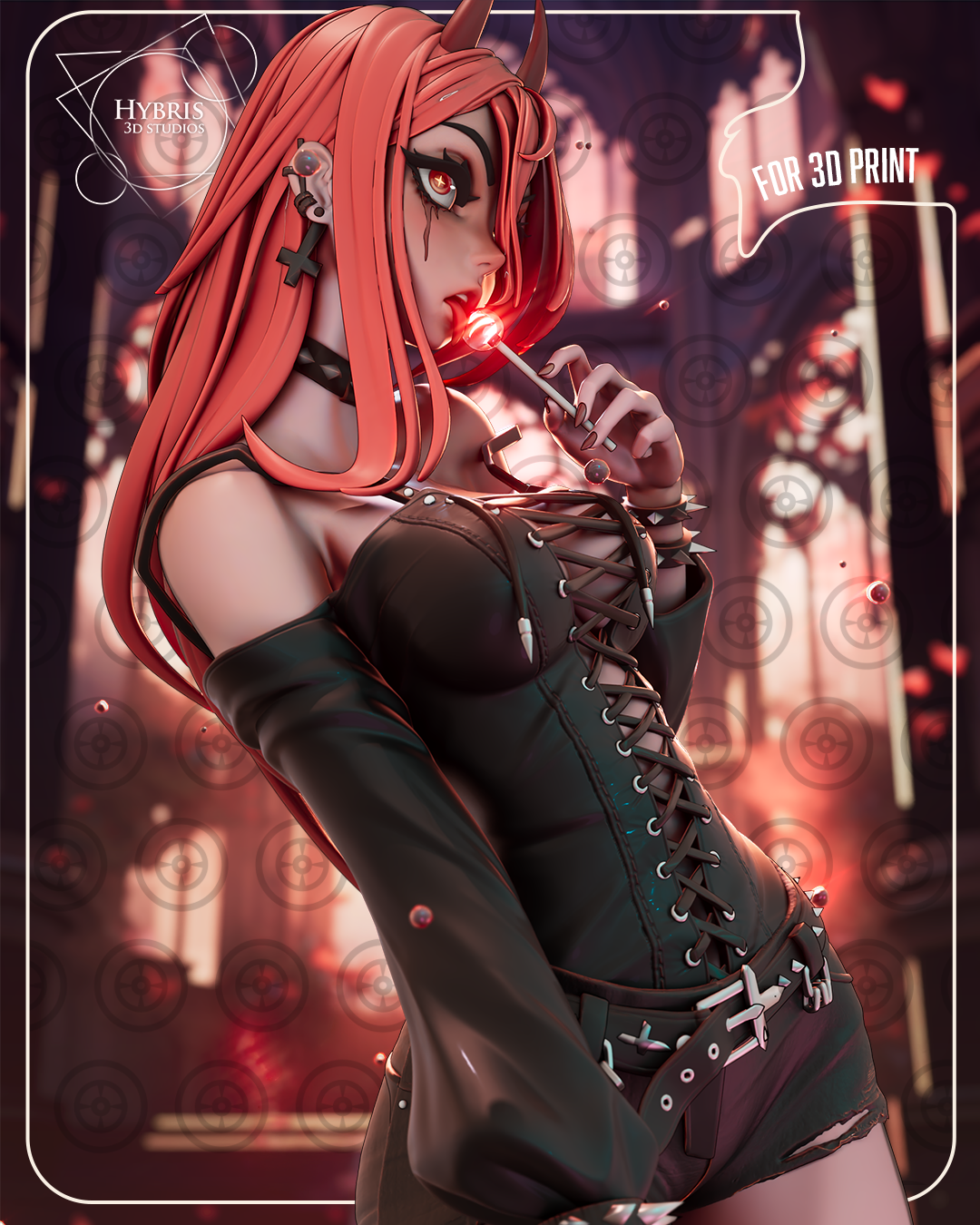 Goth Power Statue