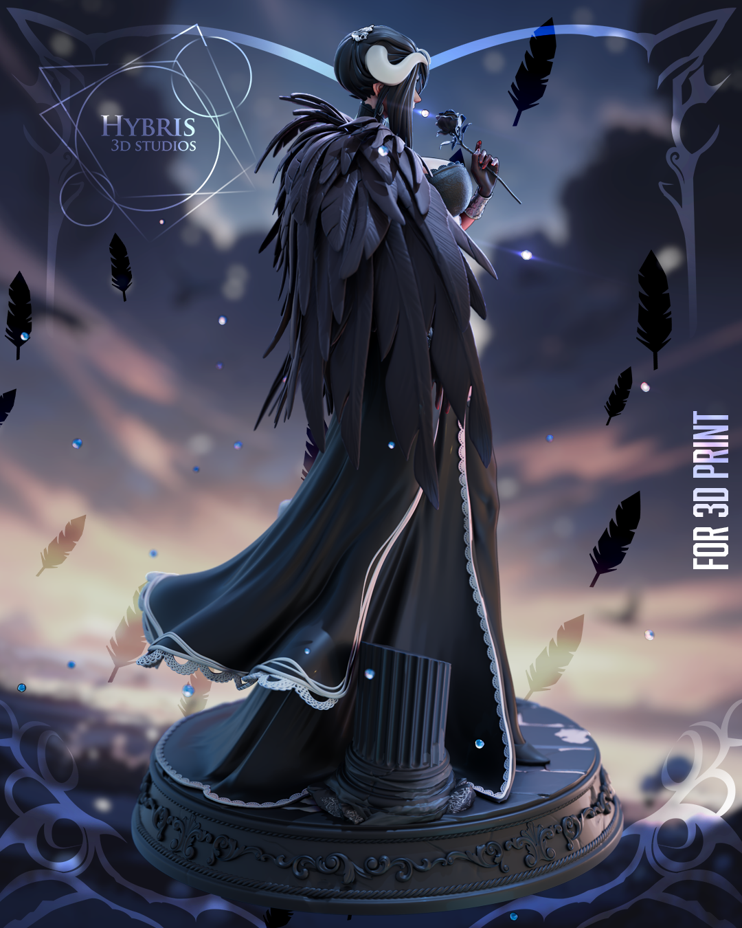 Dark Queen Albedo Statue