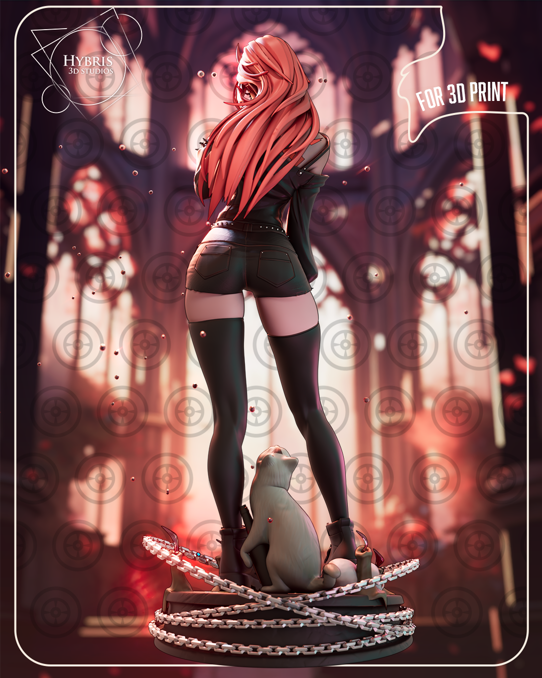 Goth Power Statue