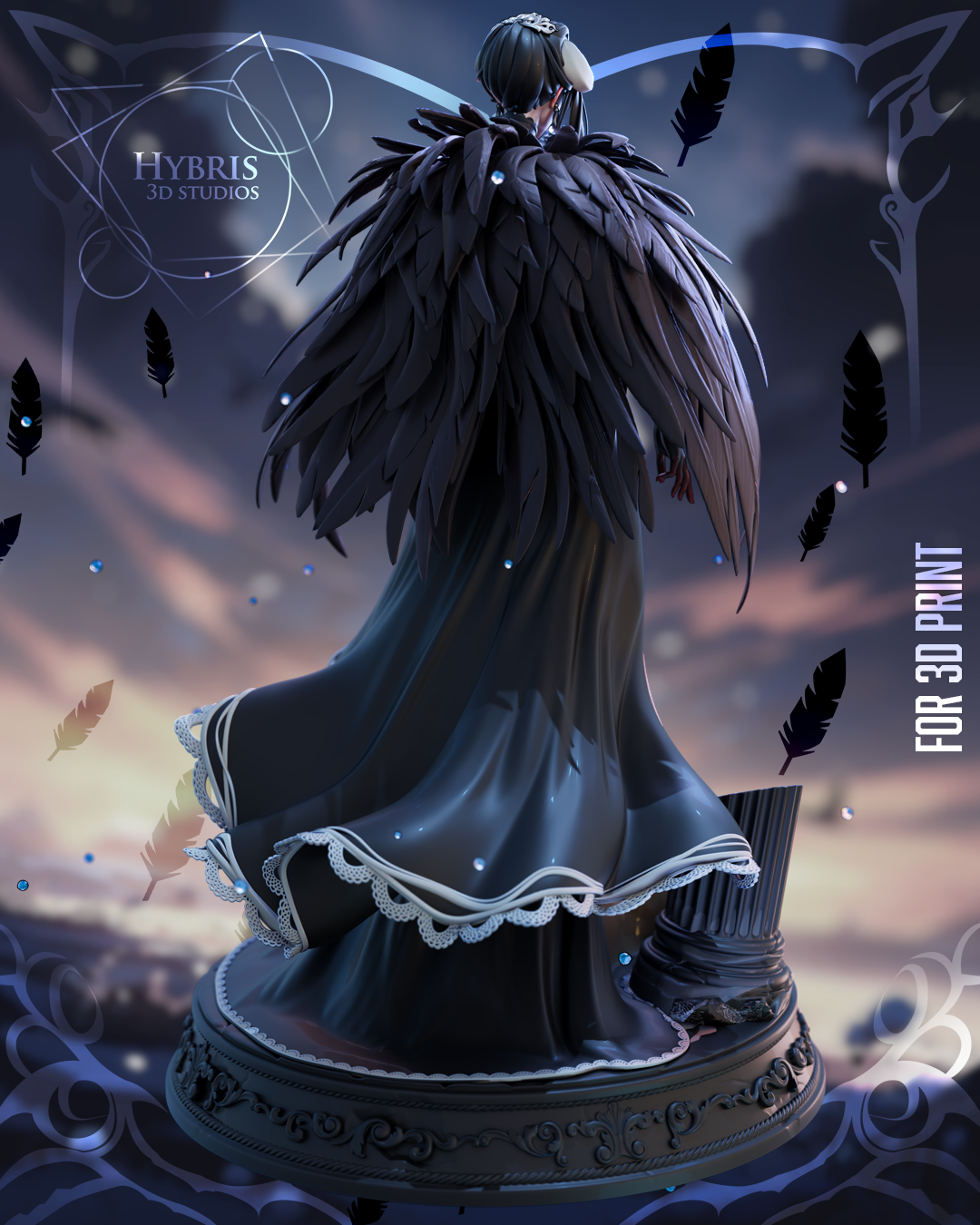 Dark Queen Albedo Statue