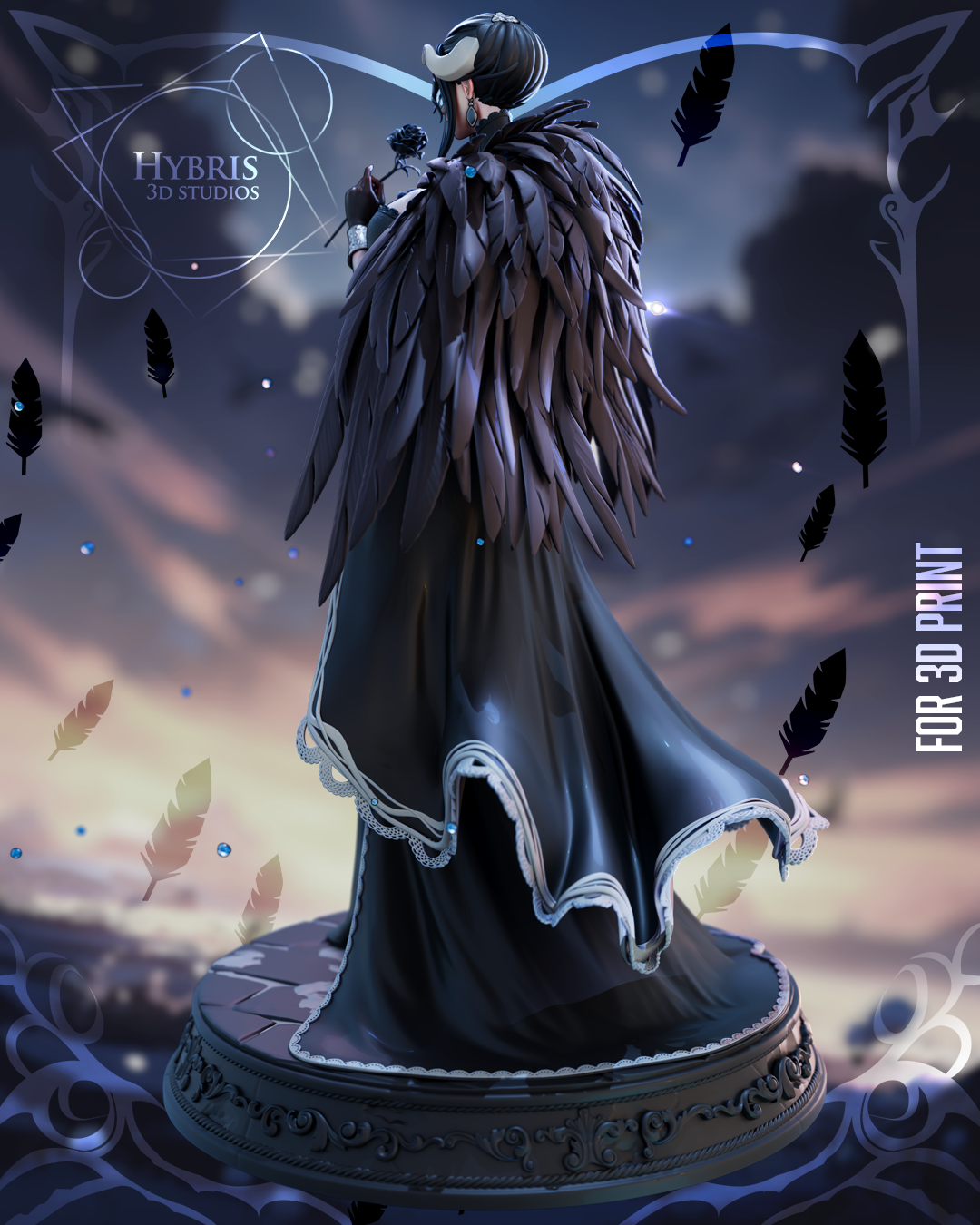 Dark Queen Albedo Statue