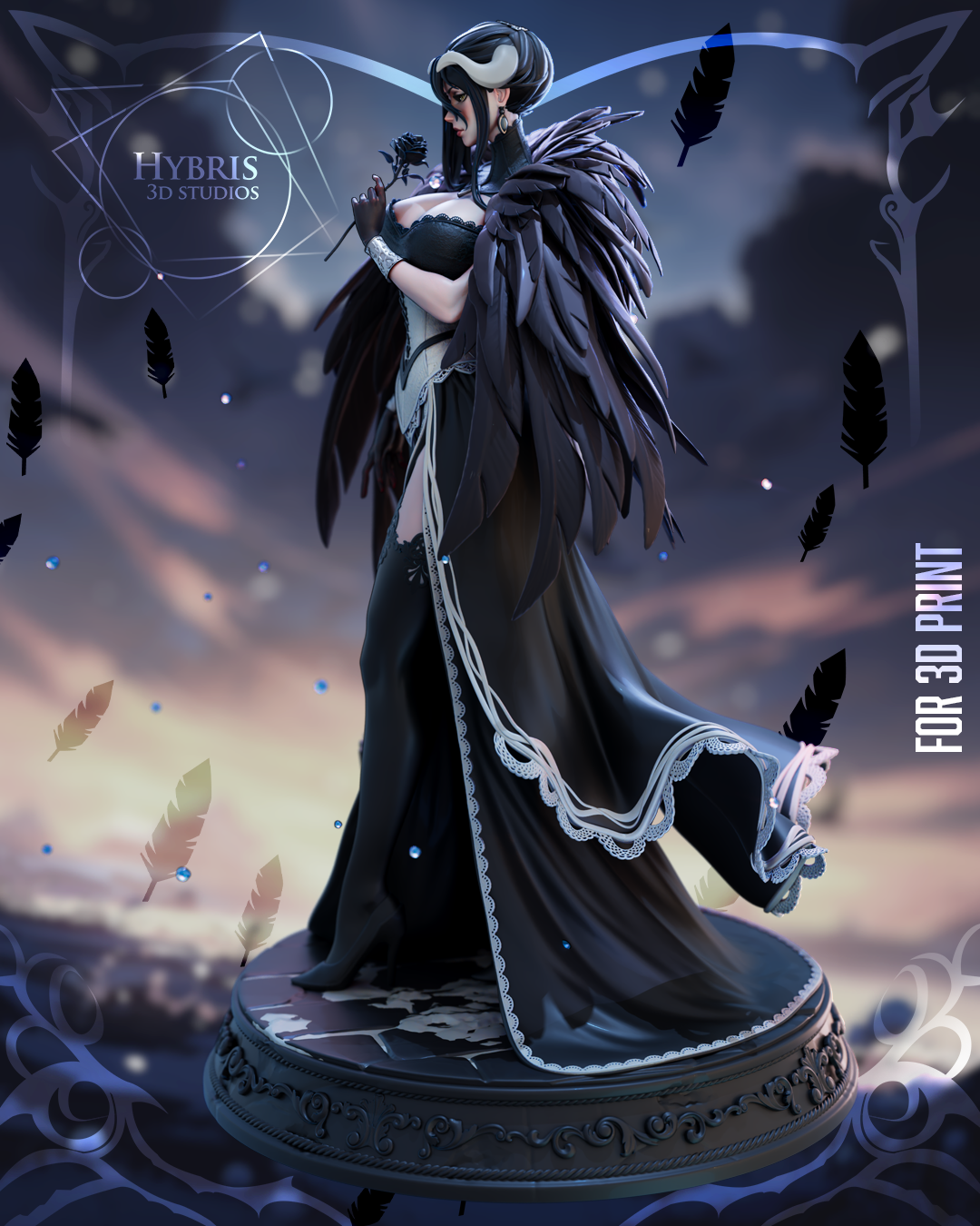 Dark Queen Albedo Statue