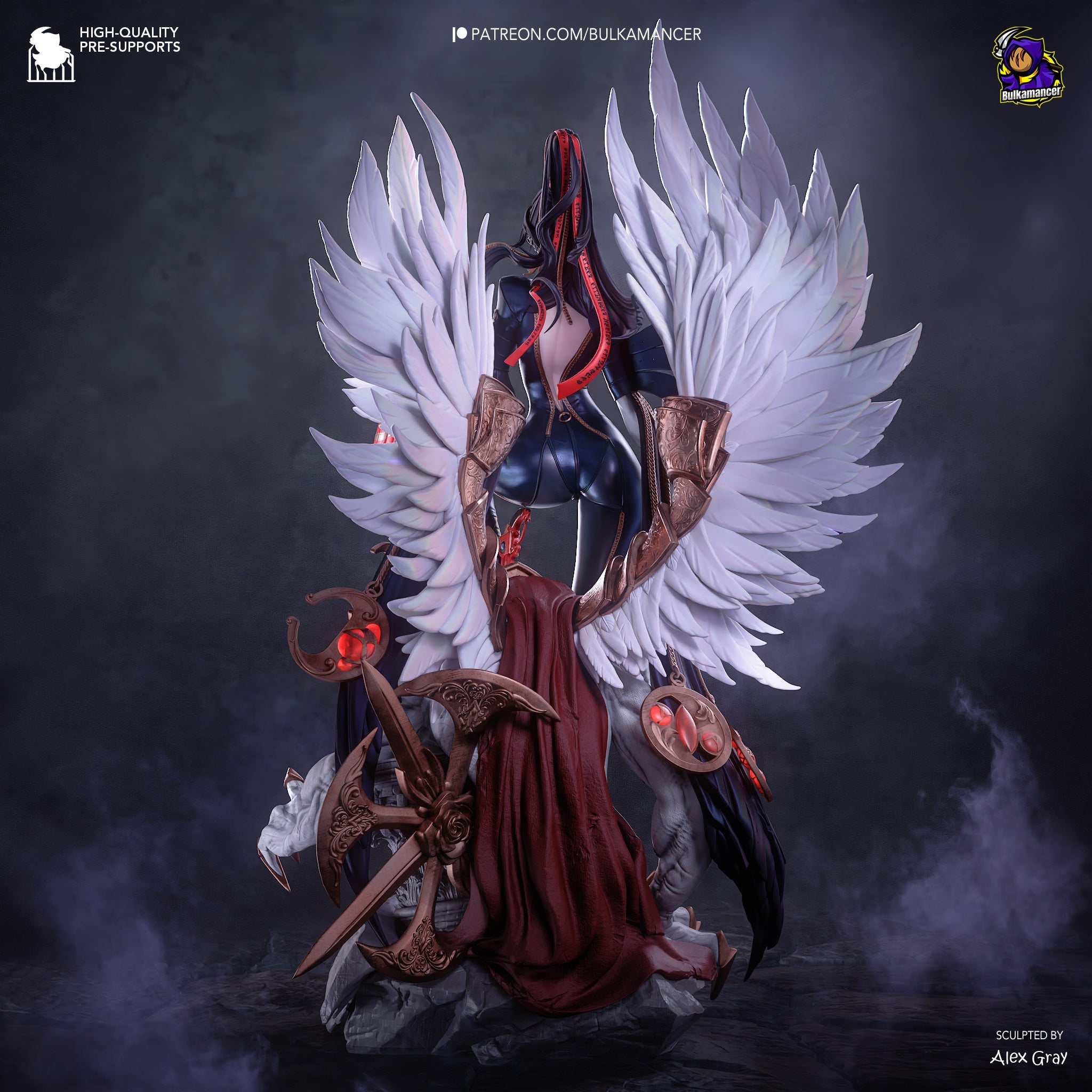 The Gunslinger Witch Statue