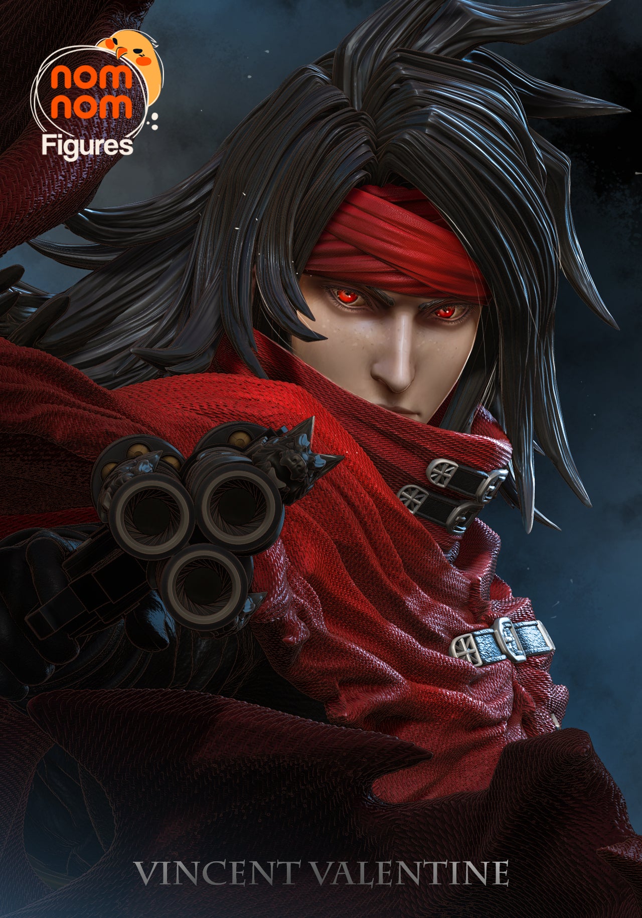 The Crimson Requiem | Maximum Detailed 12K 3D printed figure