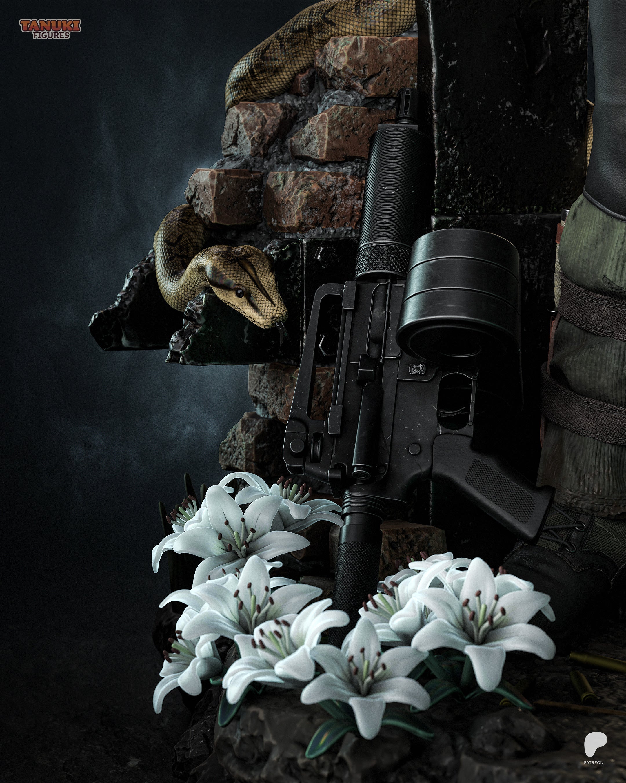 Legendary Infiltrator Snake Statue