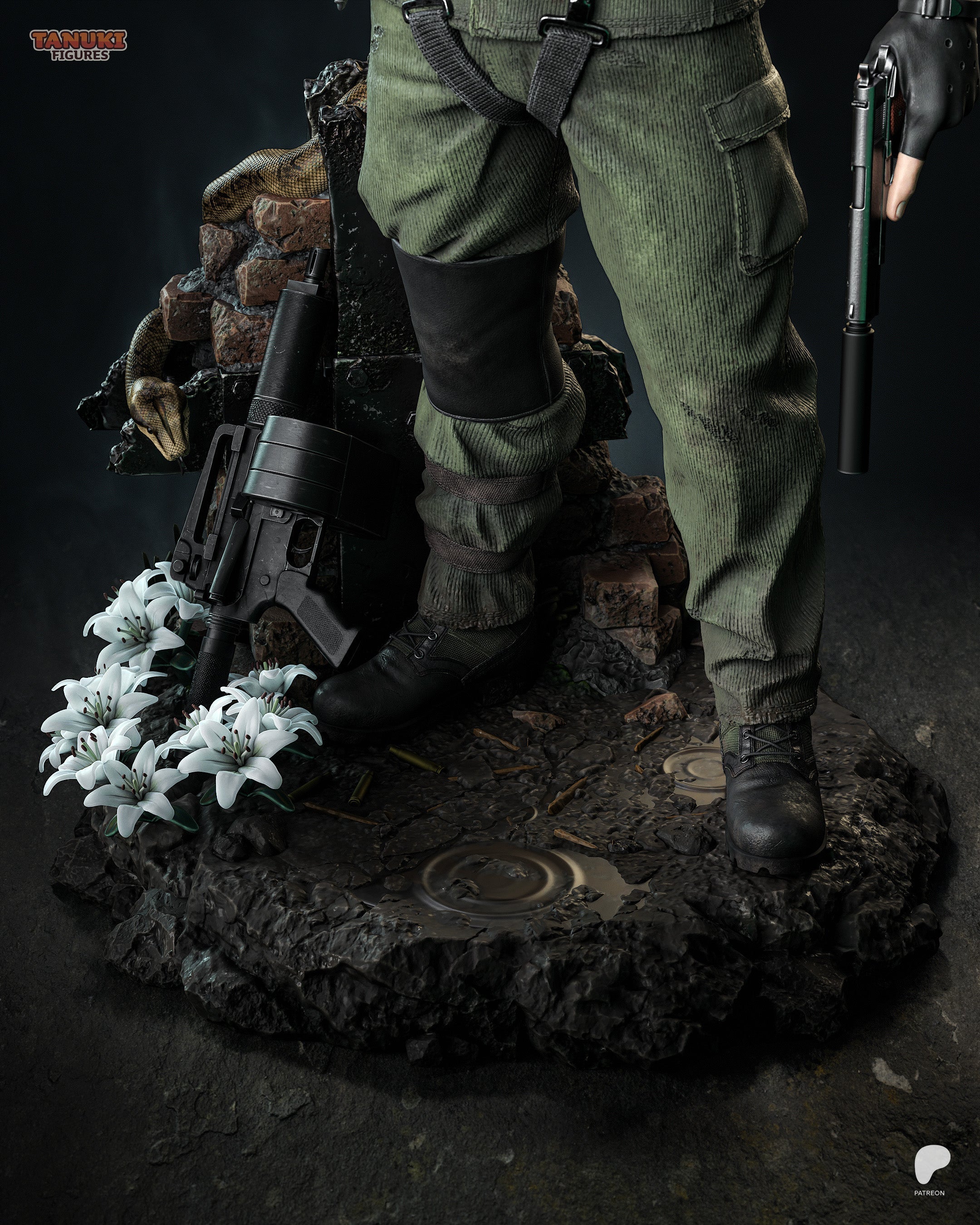Legendary Infiltrator Snake Statue