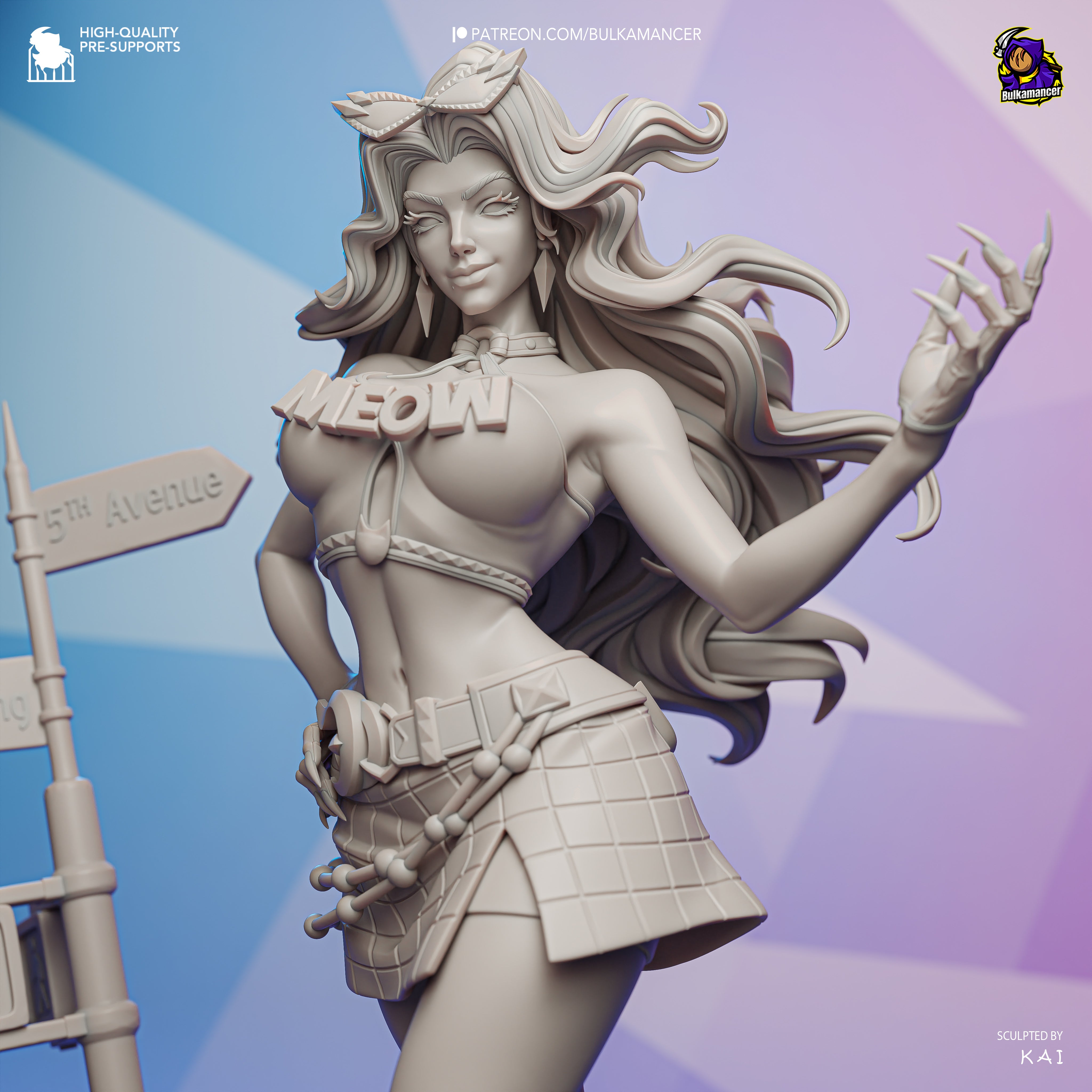 Felicia The Black Cat Statue