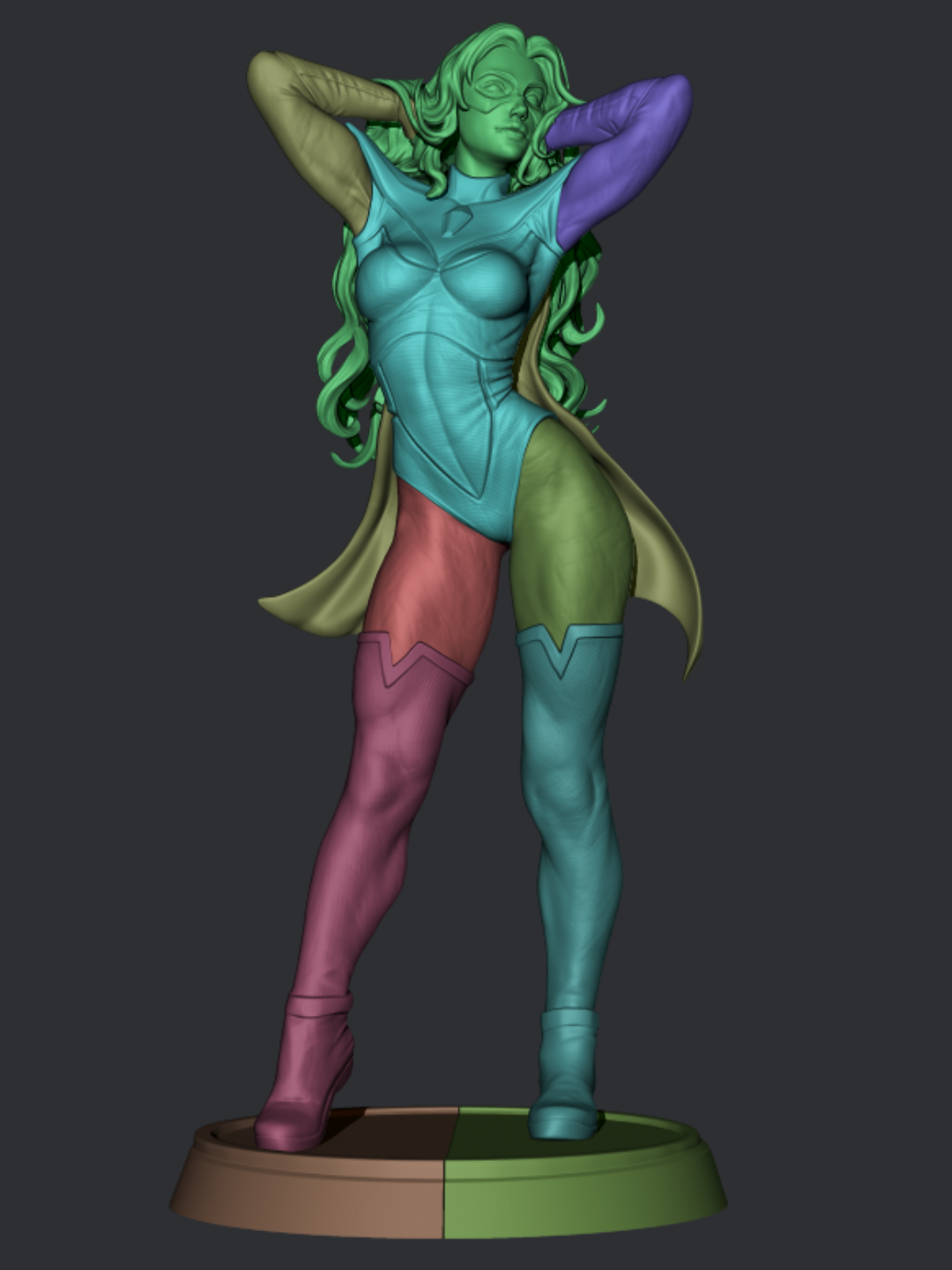 The Blonde Vanguard Statue