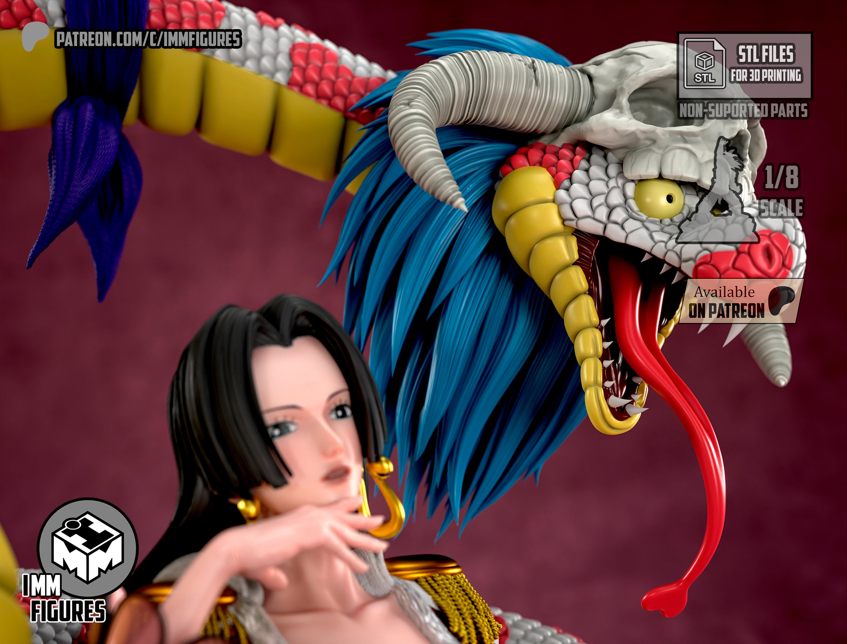 The Pirate Empress | Maximum Detailed 12K 3D printed figure
