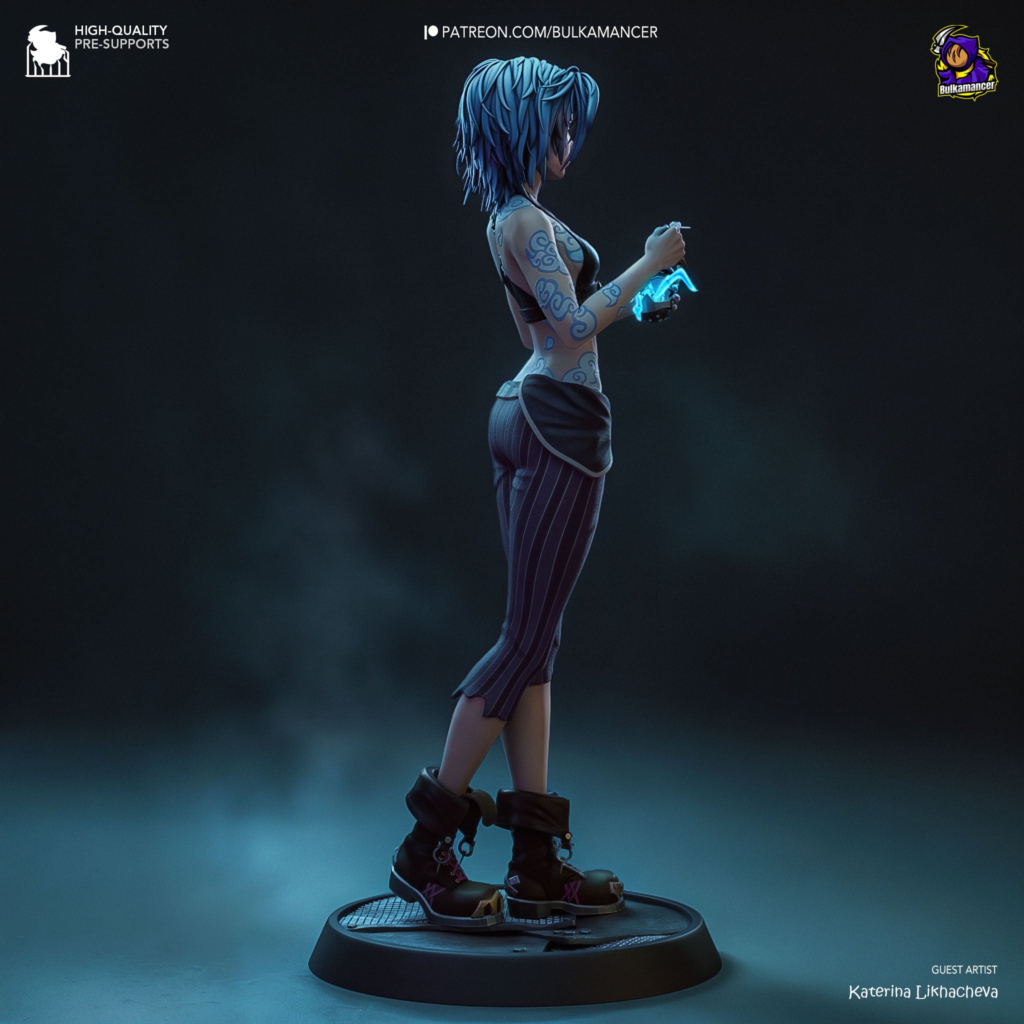 The Broken Sister | Maximum Detailed 12K 3D printed figure