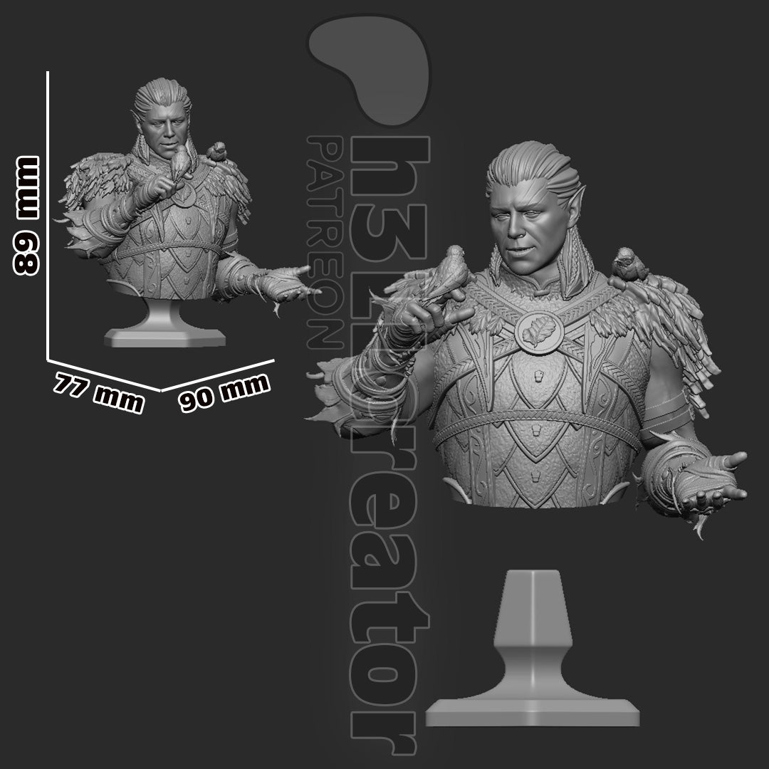 Halsin - Baldur's Gate 3 | Maximum Detailed 12K 3D printed figure