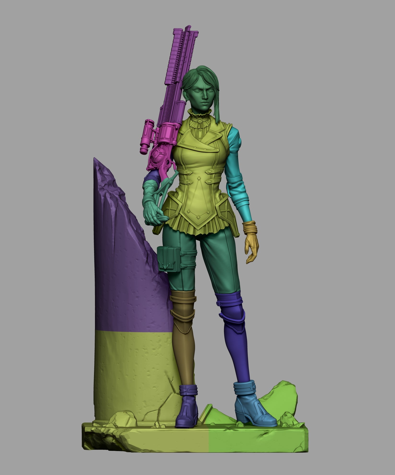 The Prestige Officer | Maximum Detailed 12K 3D printed figure
