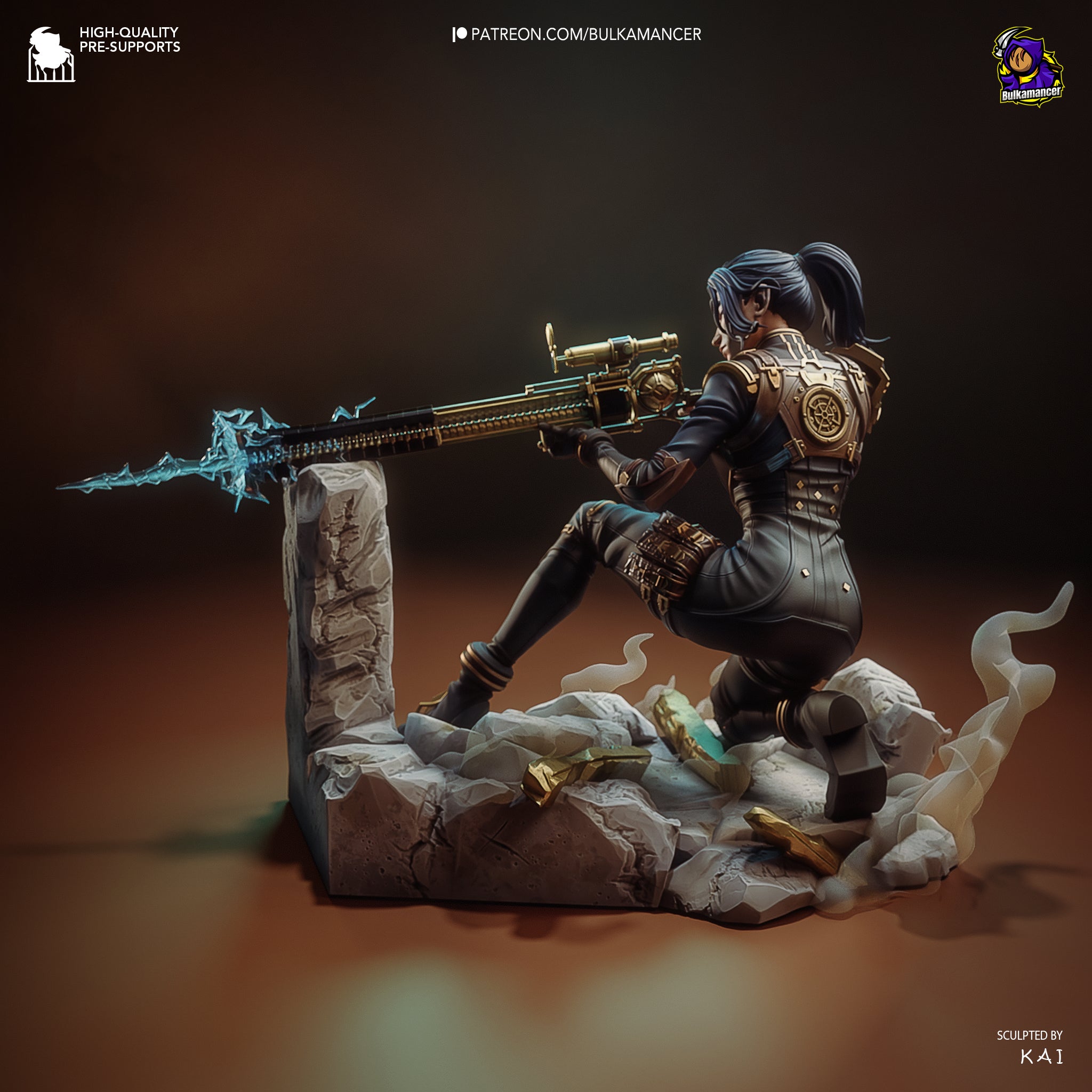 The Sharpshooter | Maximum Detailed 12K 3D printed figure