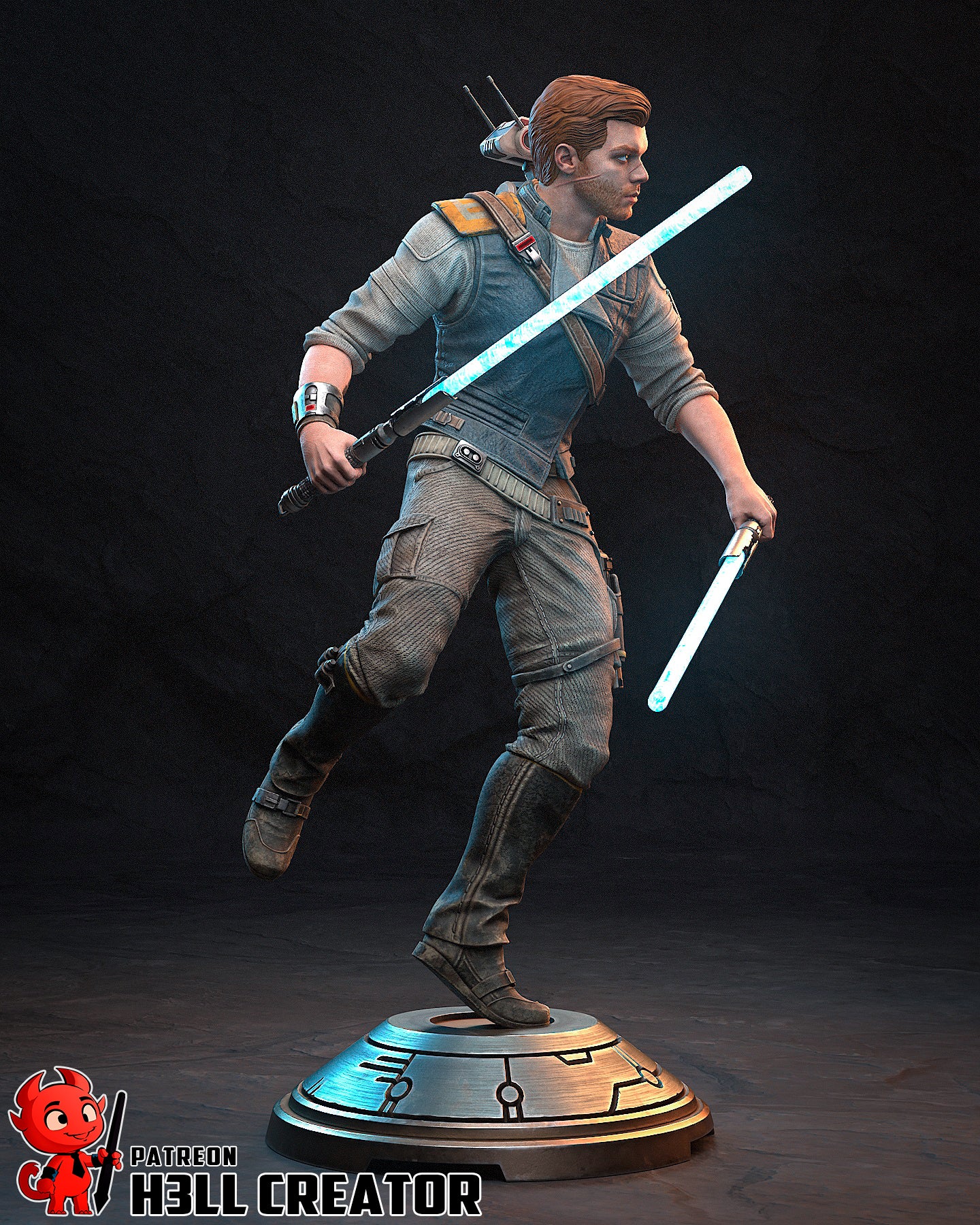 The Survivor | Maximum Detailed 12K 3D printed figure