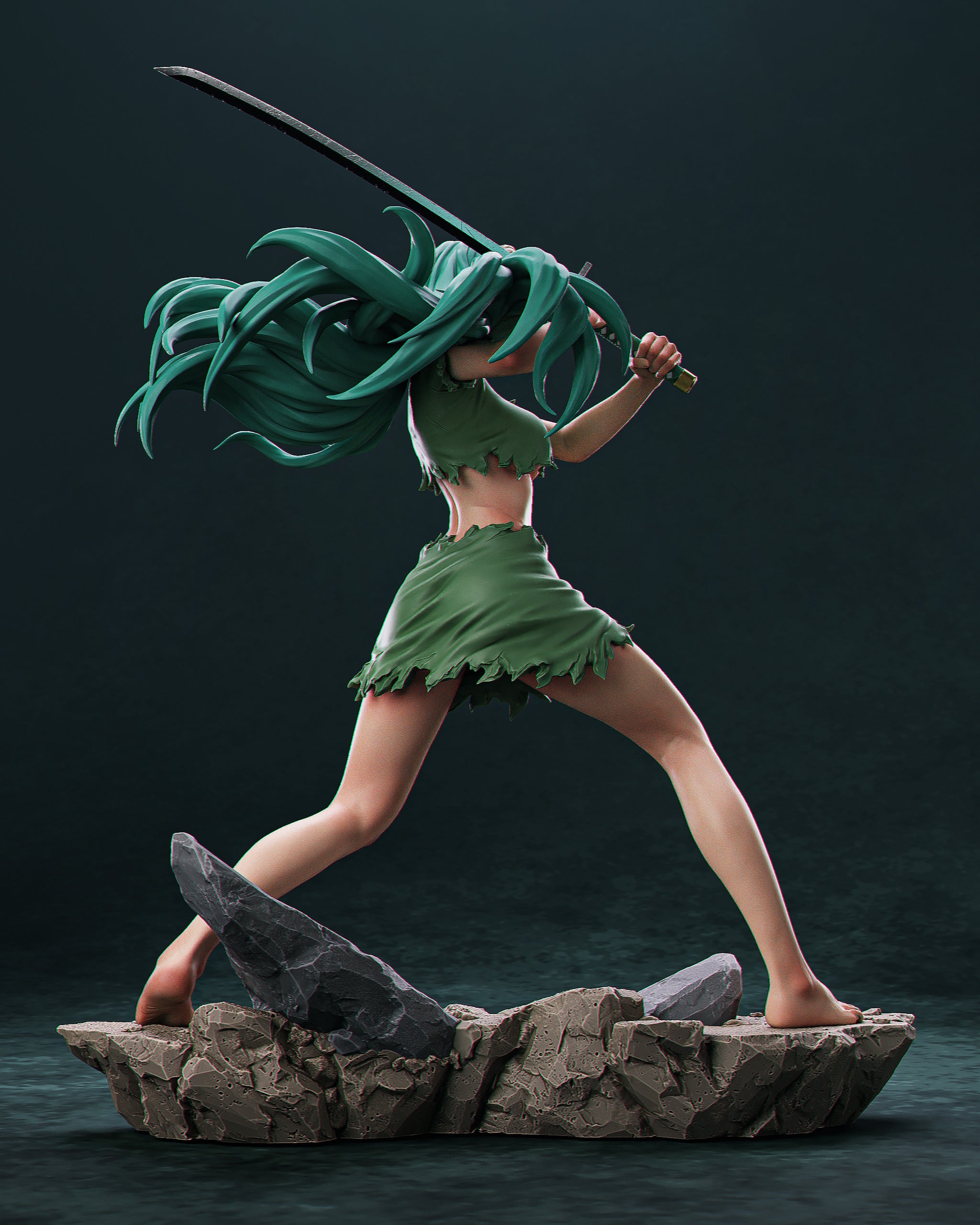 The Gentle Espada | Maximum Detailed 12K 3D printed figure