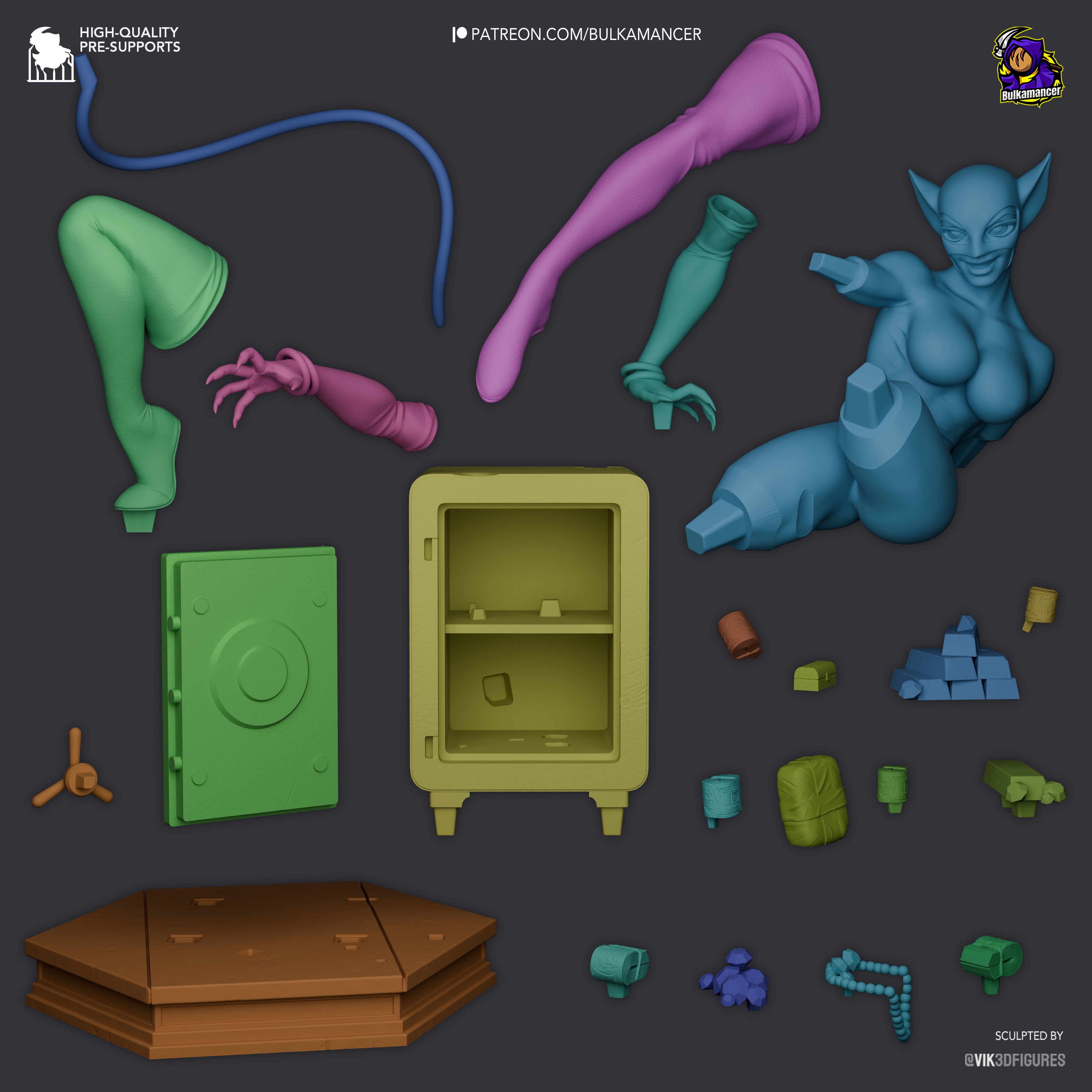 The Cunning Thief | Maximum Detailed 12K 3D printed figure