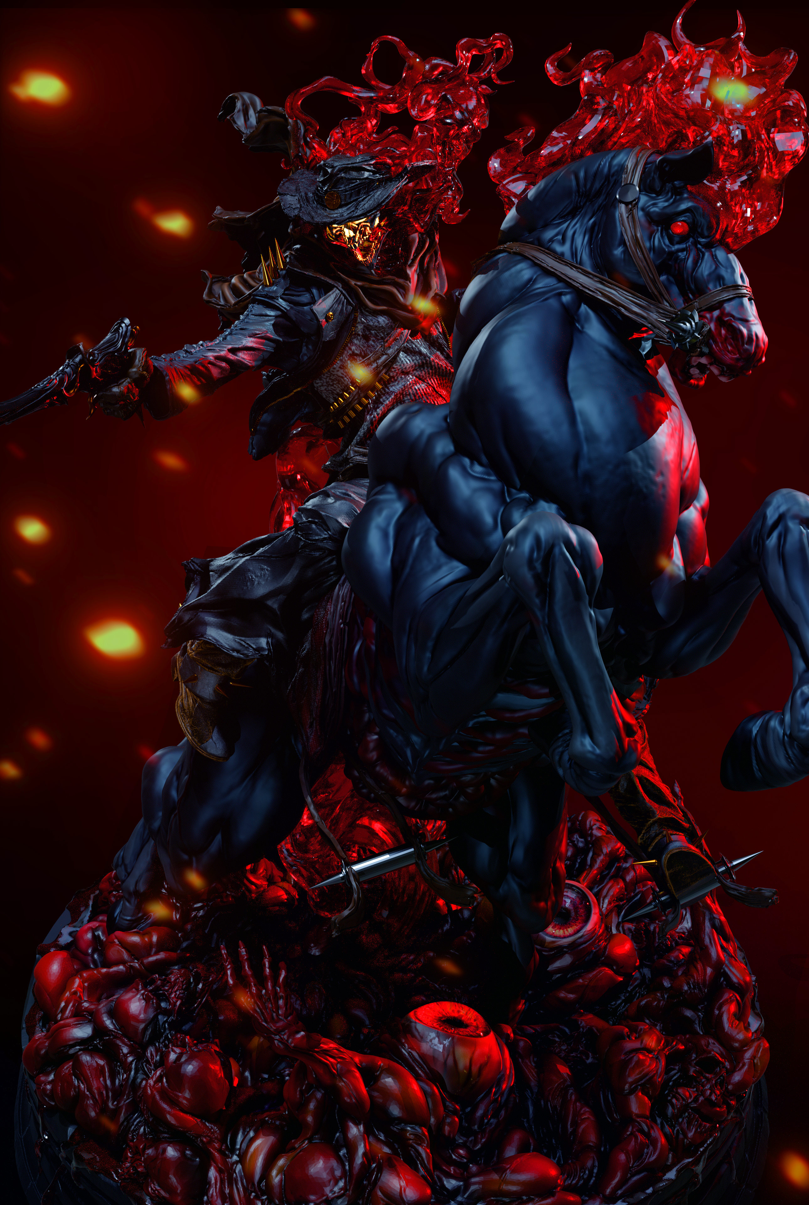 The Rider Statue