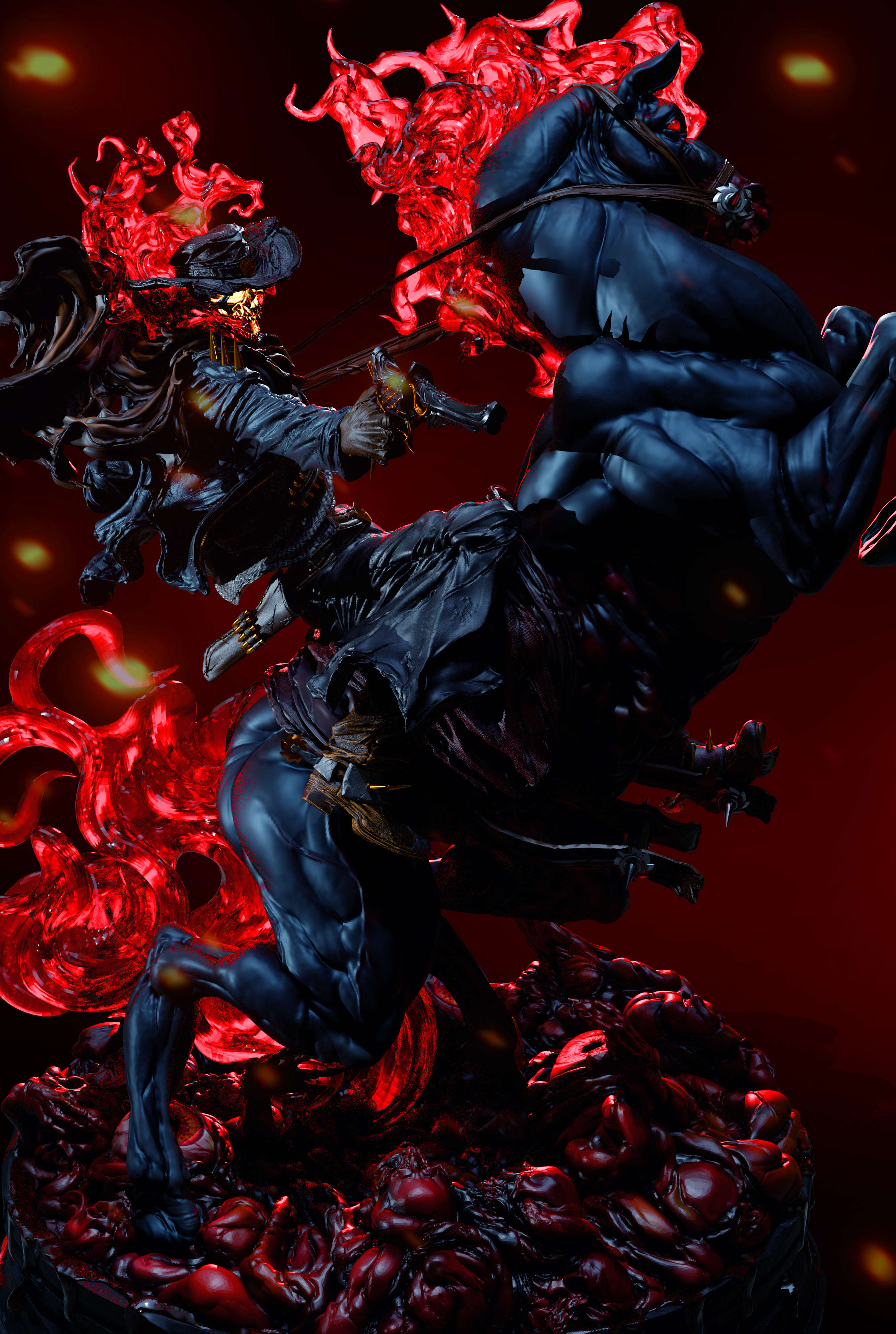 The Rider Statue