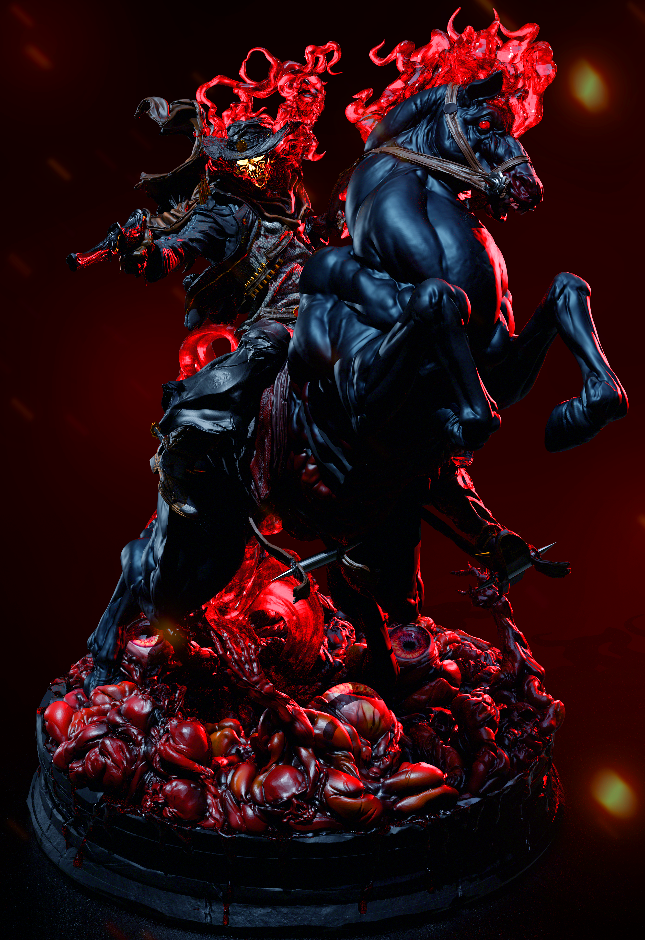 The Rider Statue