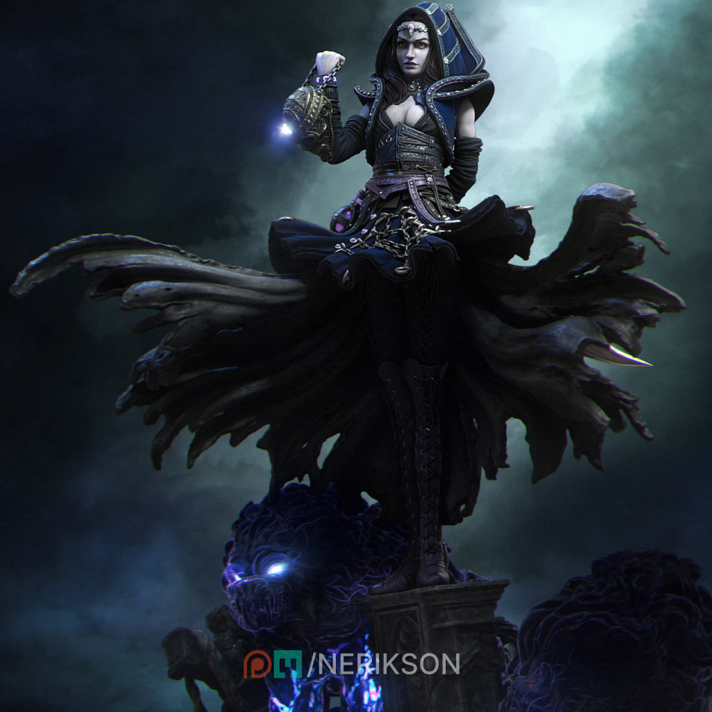 Camelia, The Dark Summoner | Maximum Detailed 12K 3D printed figure