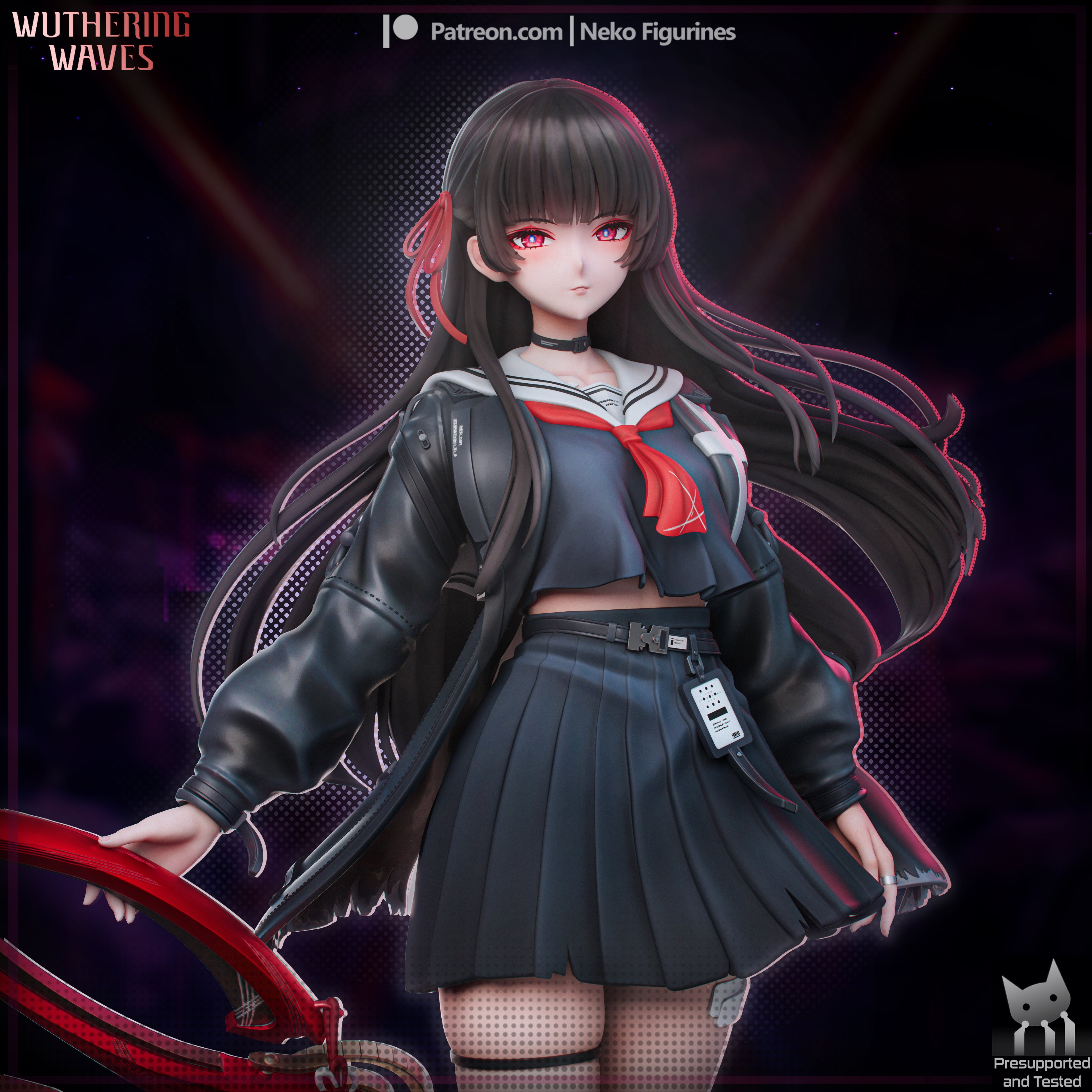 The Quiet Edge | Maximum Detailed 12K 3D printed figure