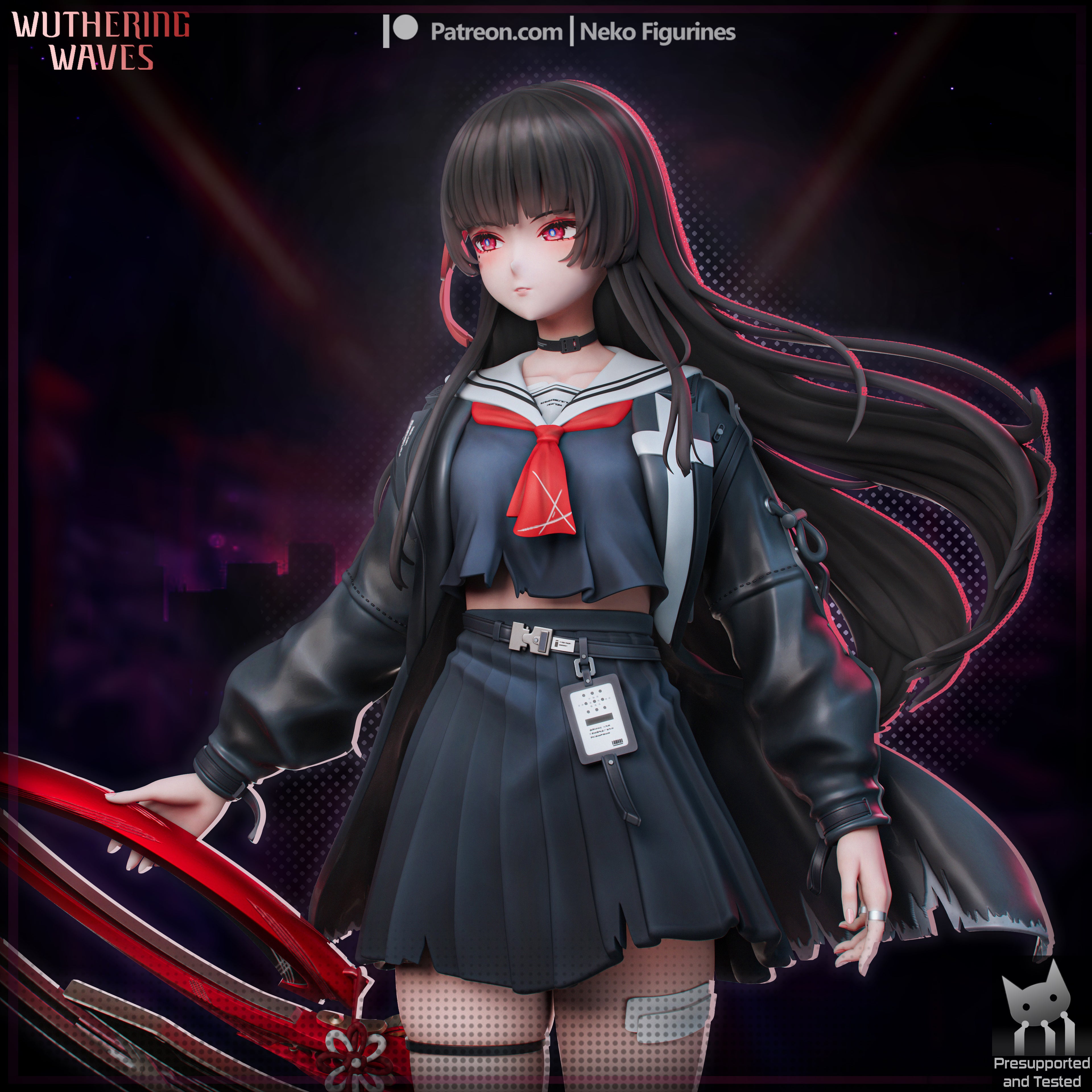 The Quiet Edge | Maximum Detailed 12K 3D printed figure