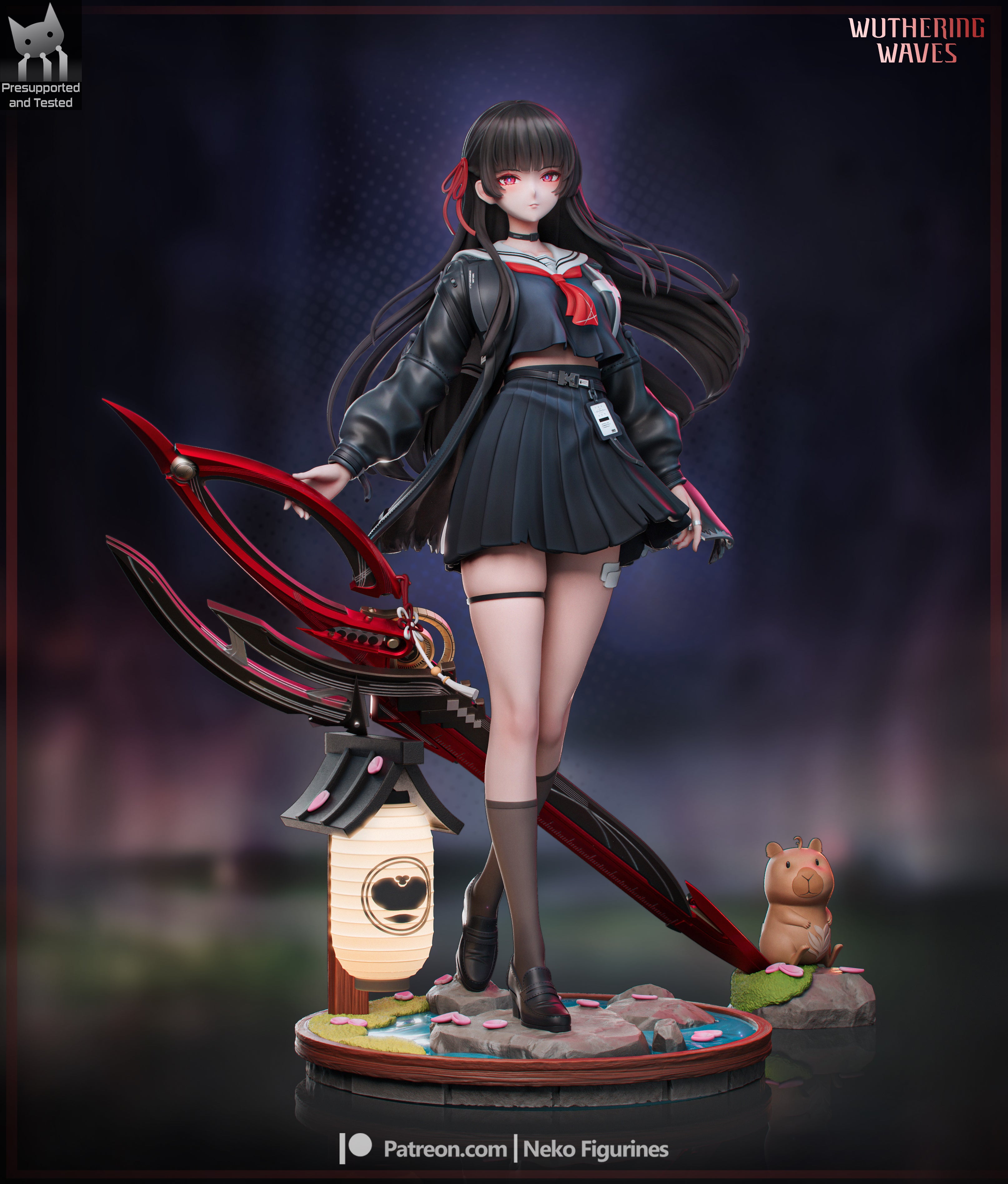 The Quiet Edge | Maximum Detailed 12K 3D printed figure