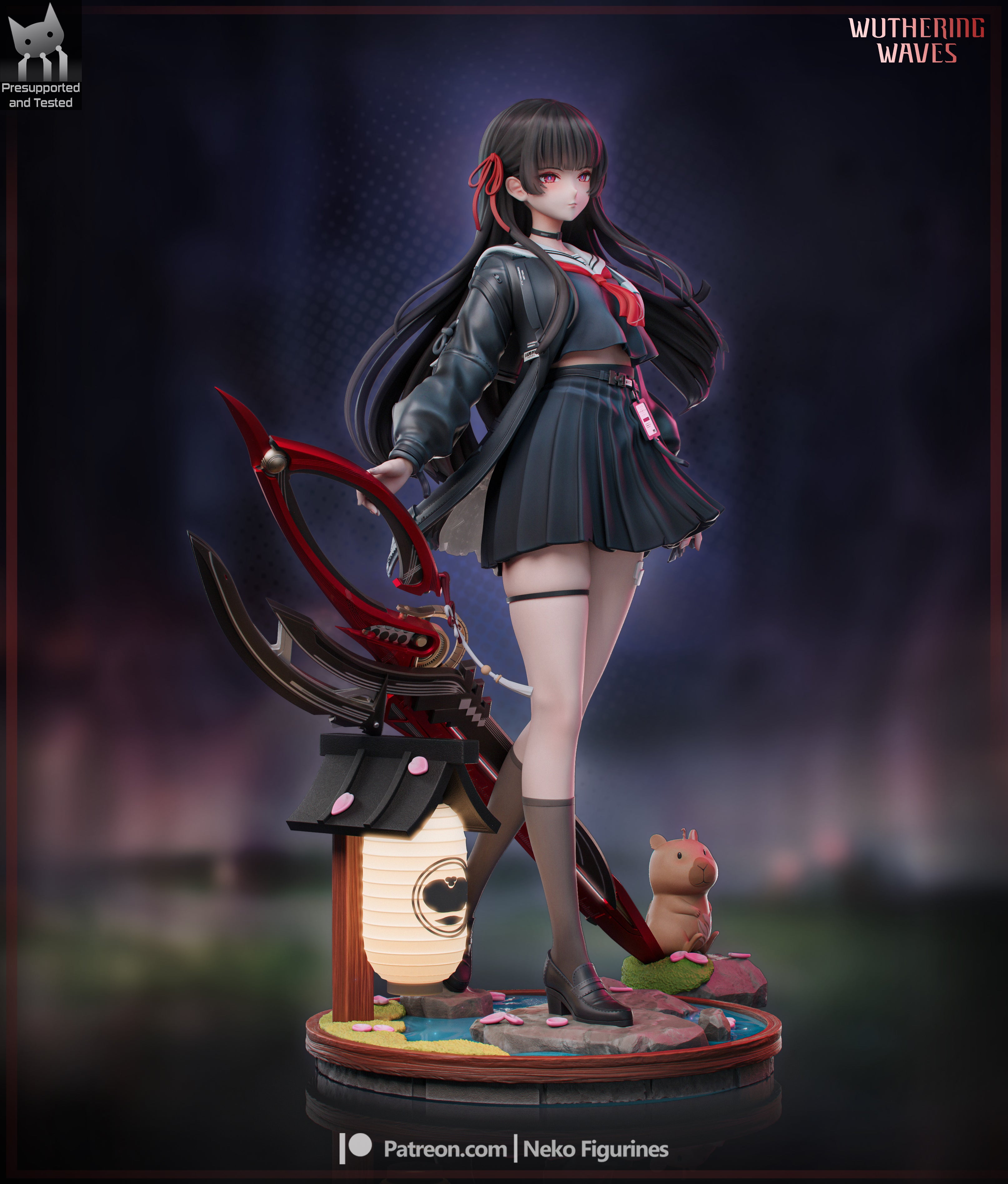 The Quiet Edge | Maximum Detailed 12K 3D printed figure