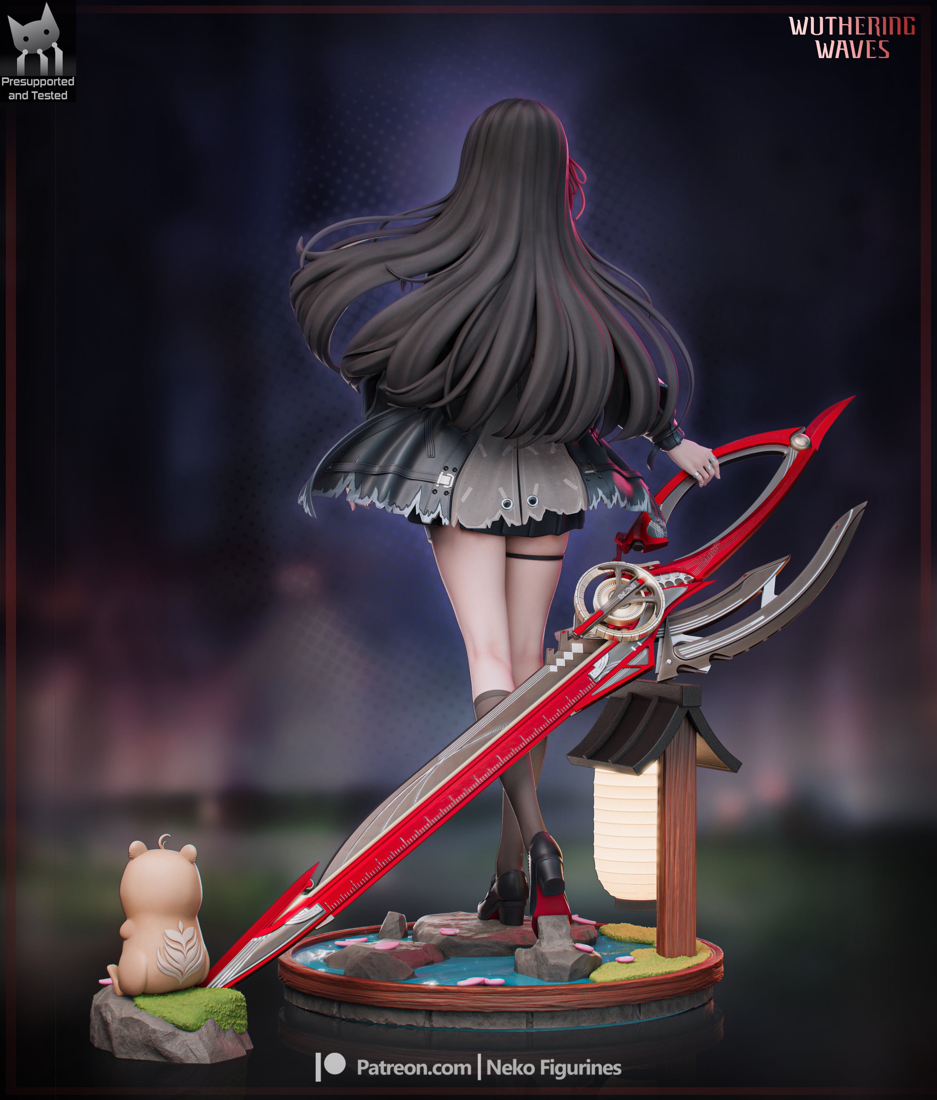 The Quiet Edge | Maximum Detailed 12K 3D printed figure