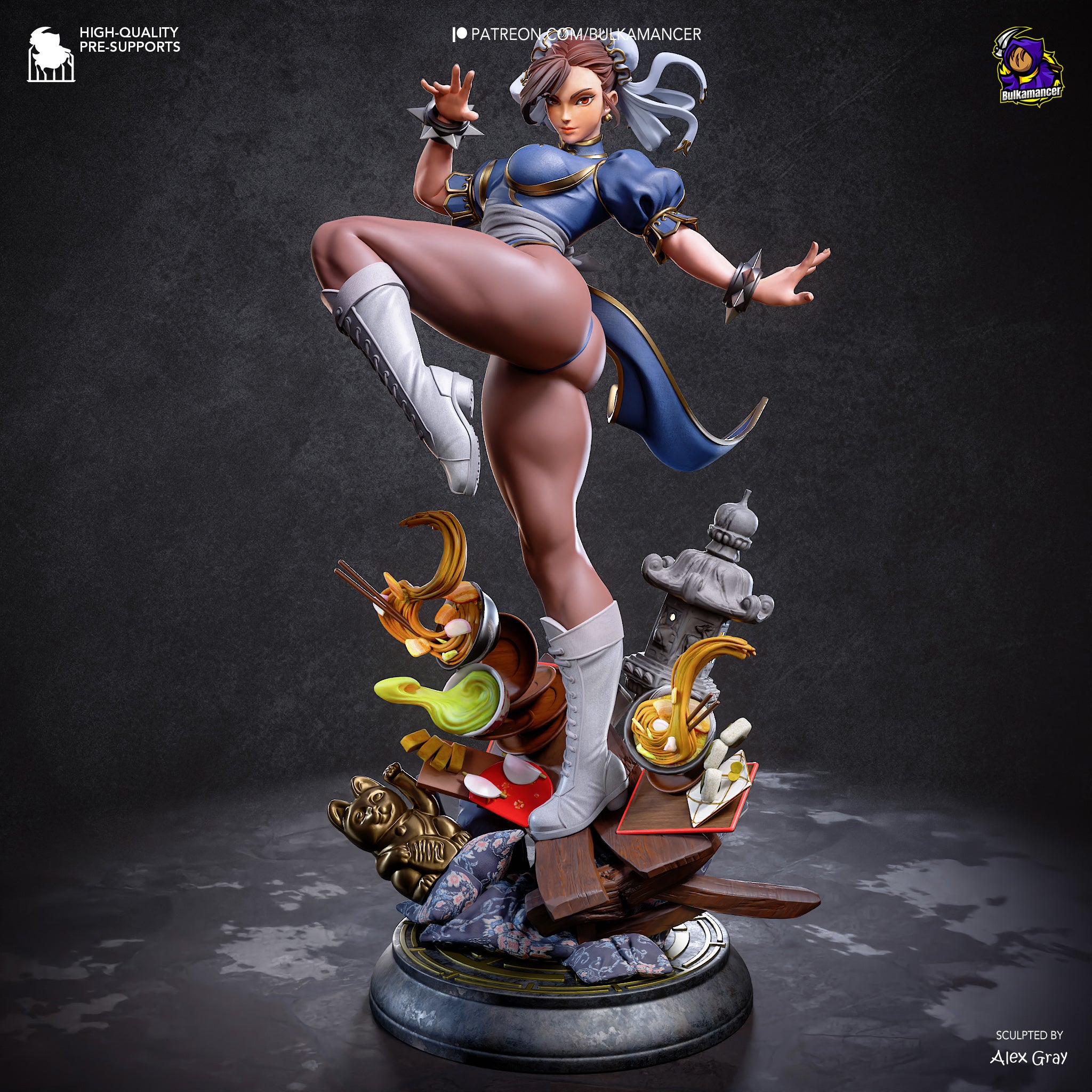 Martial Arts Master Statue
