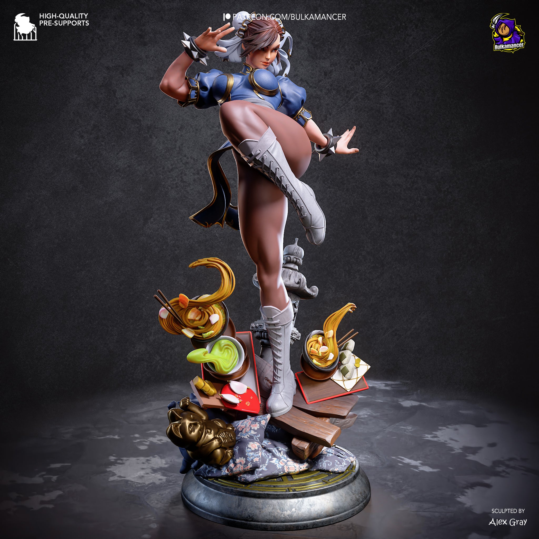 Martial Arts Master Statue