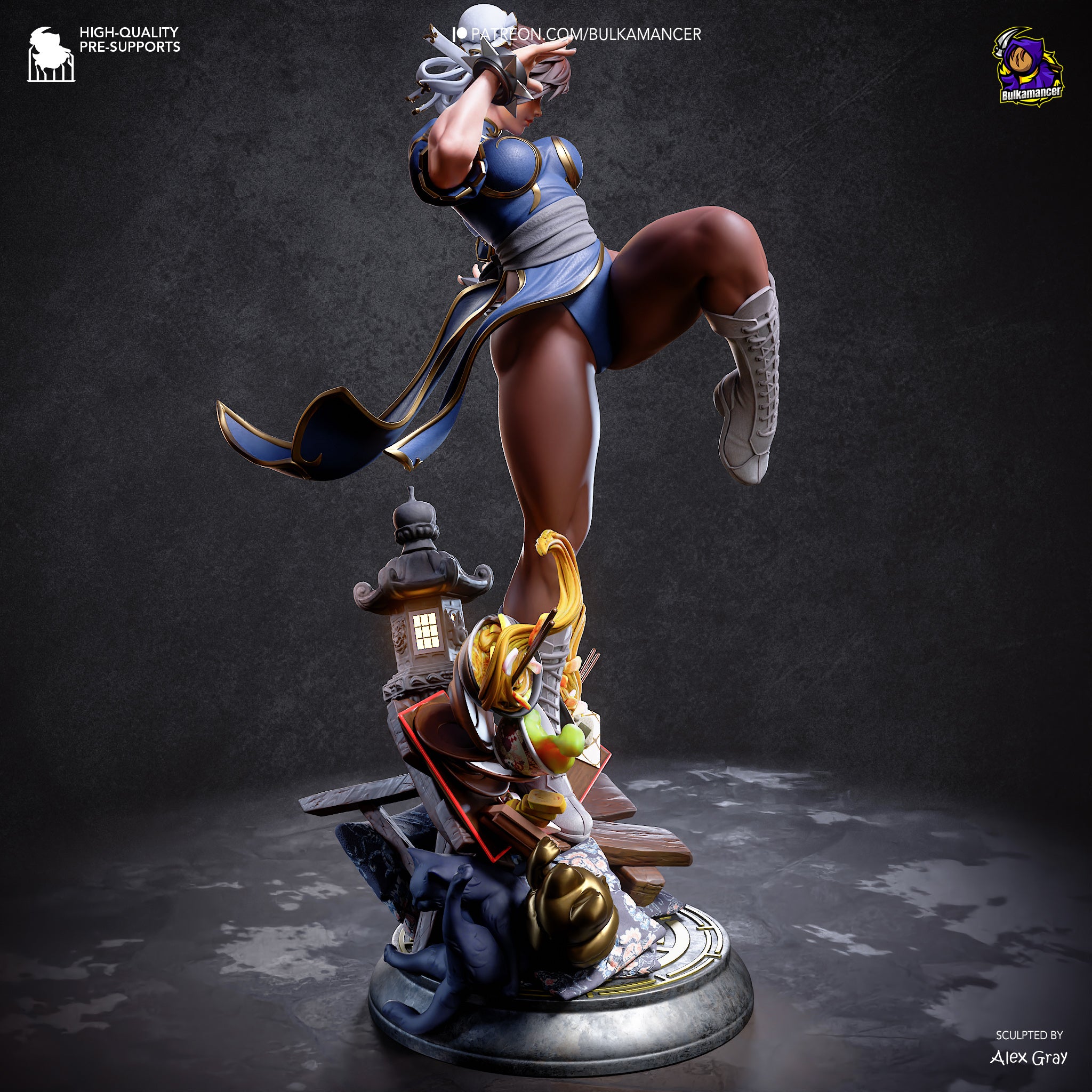 Martial Arts Master Statue