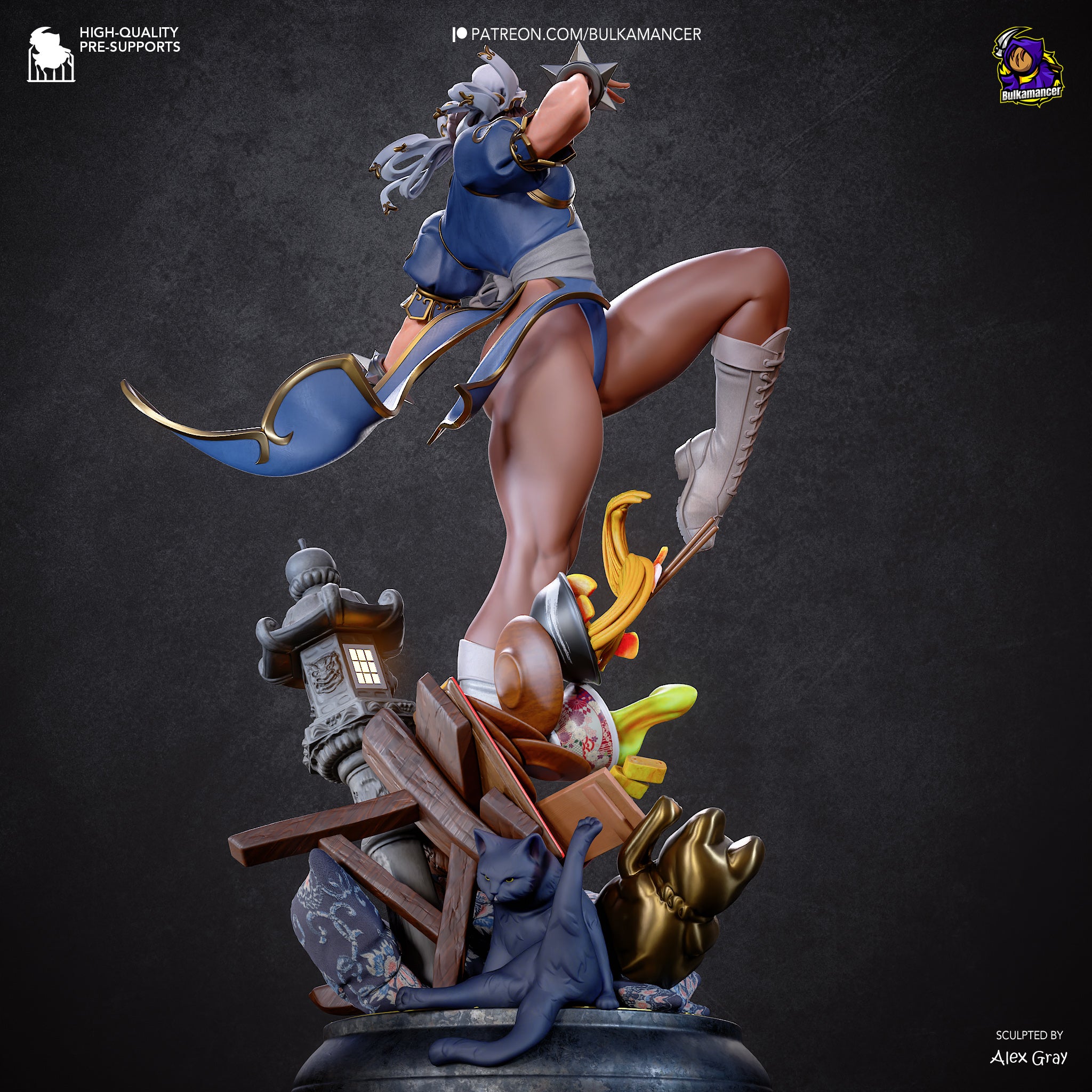 Martial Arts Master Statue