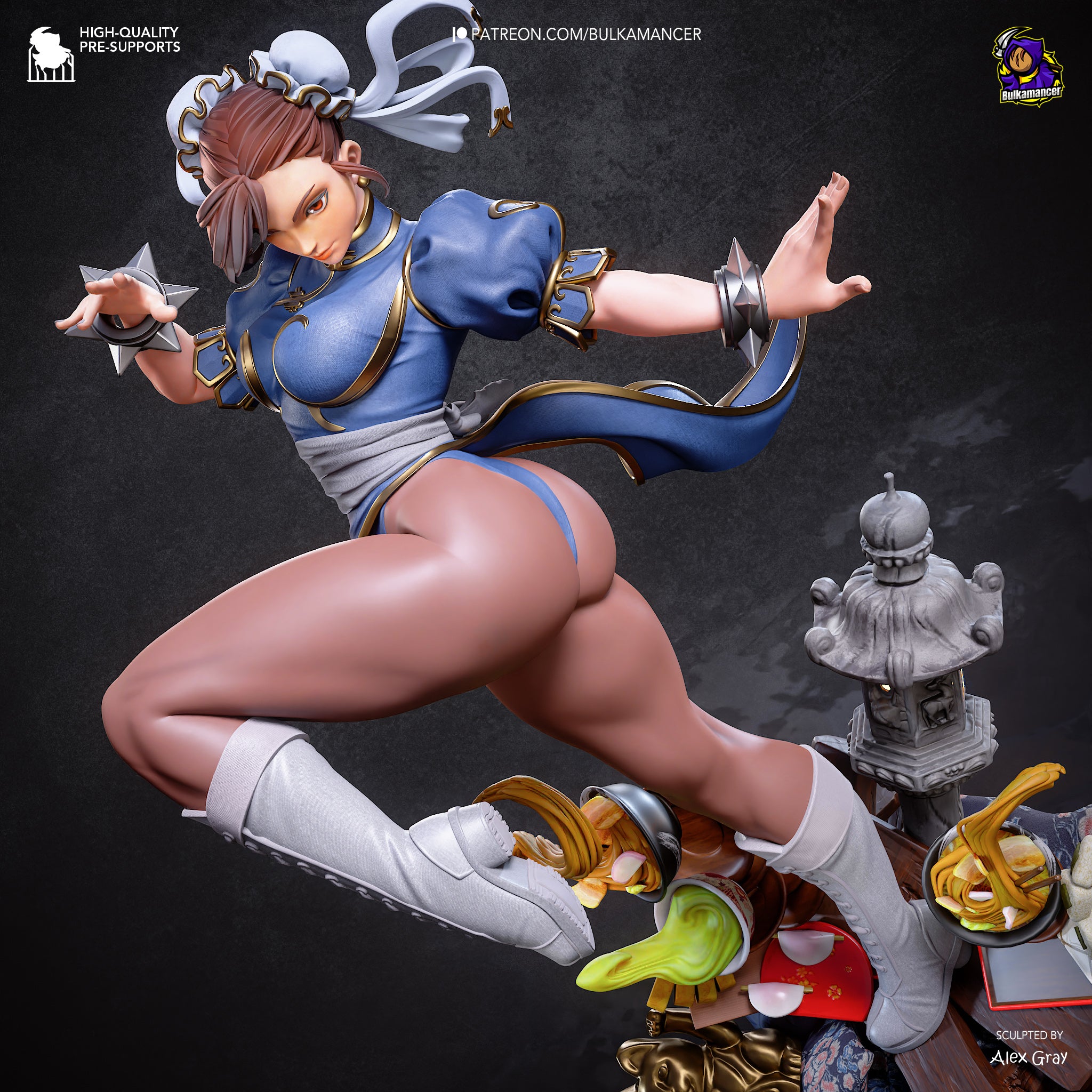 Martial Arts Master Statue
