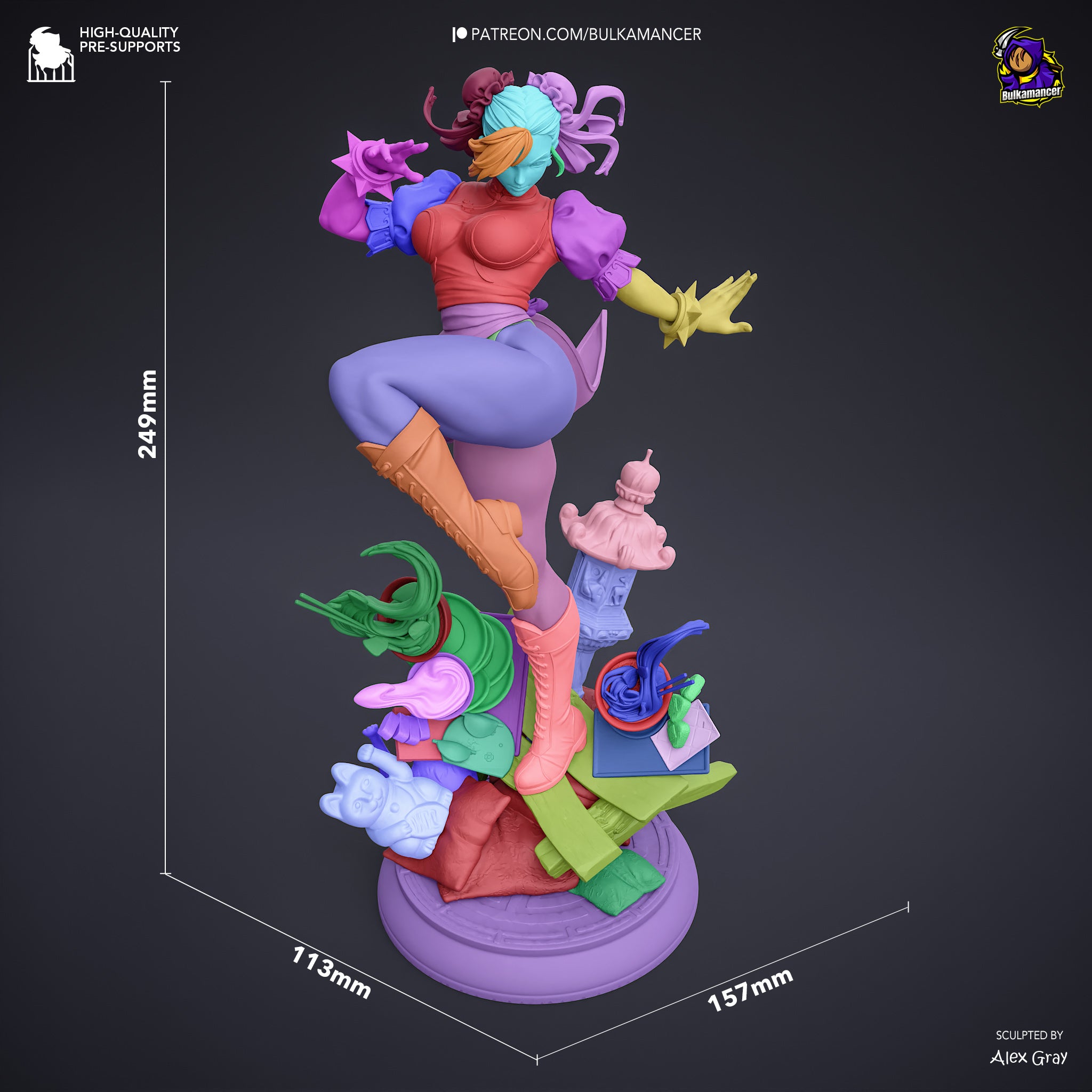 Martial Arts Master Statue