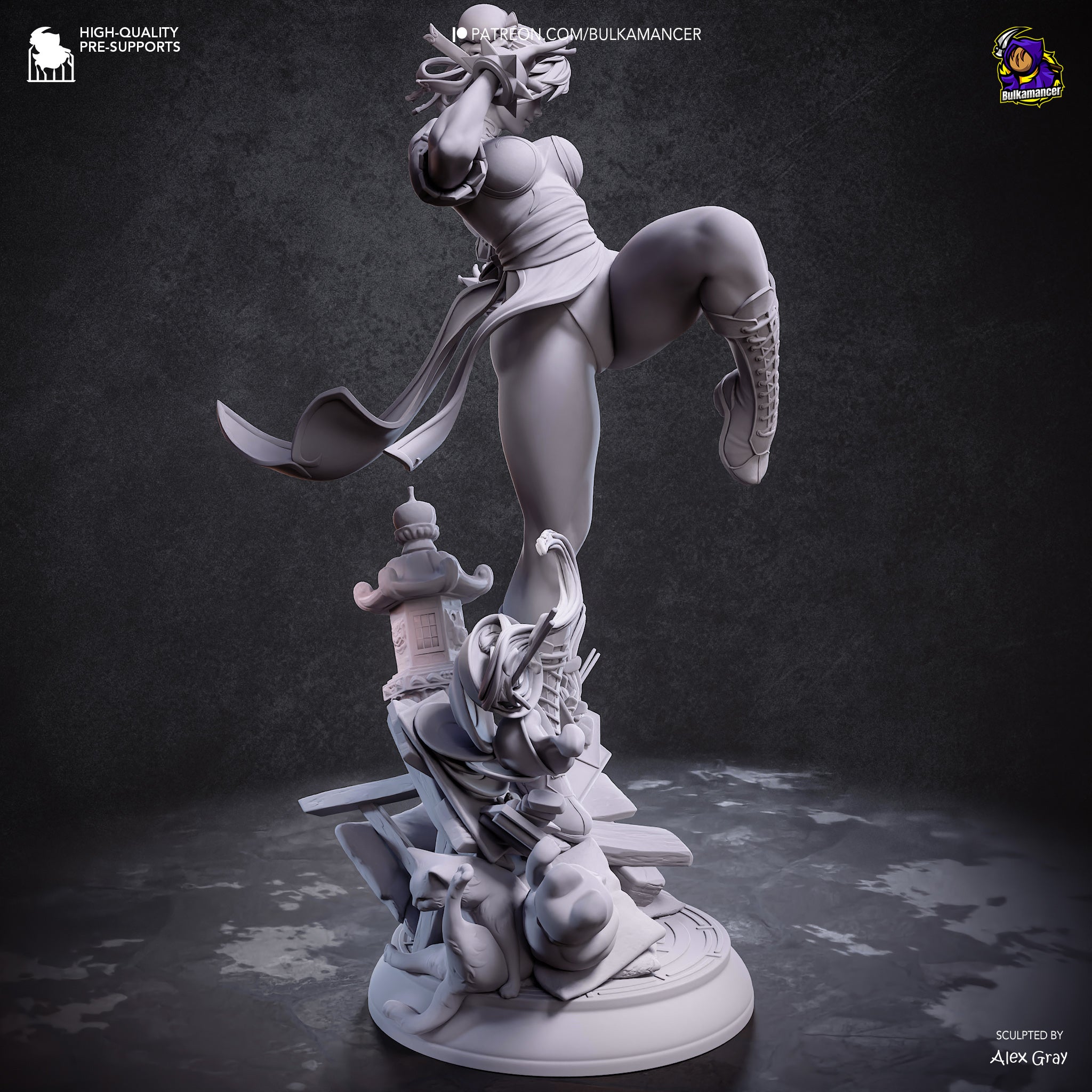 Martial Arts Master Statue