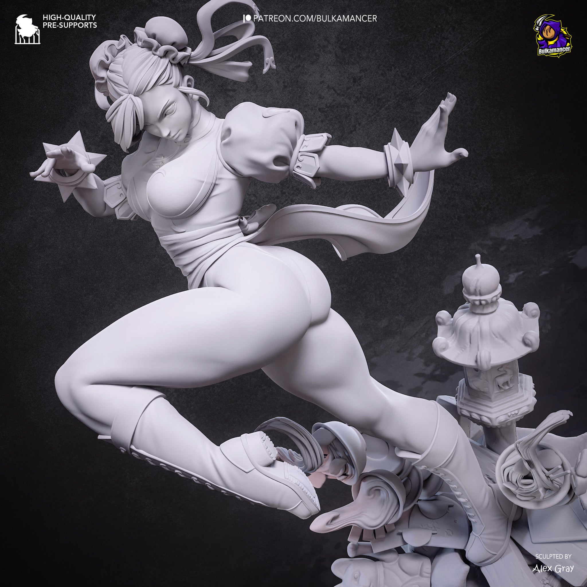 Martial Arts Master Statue
