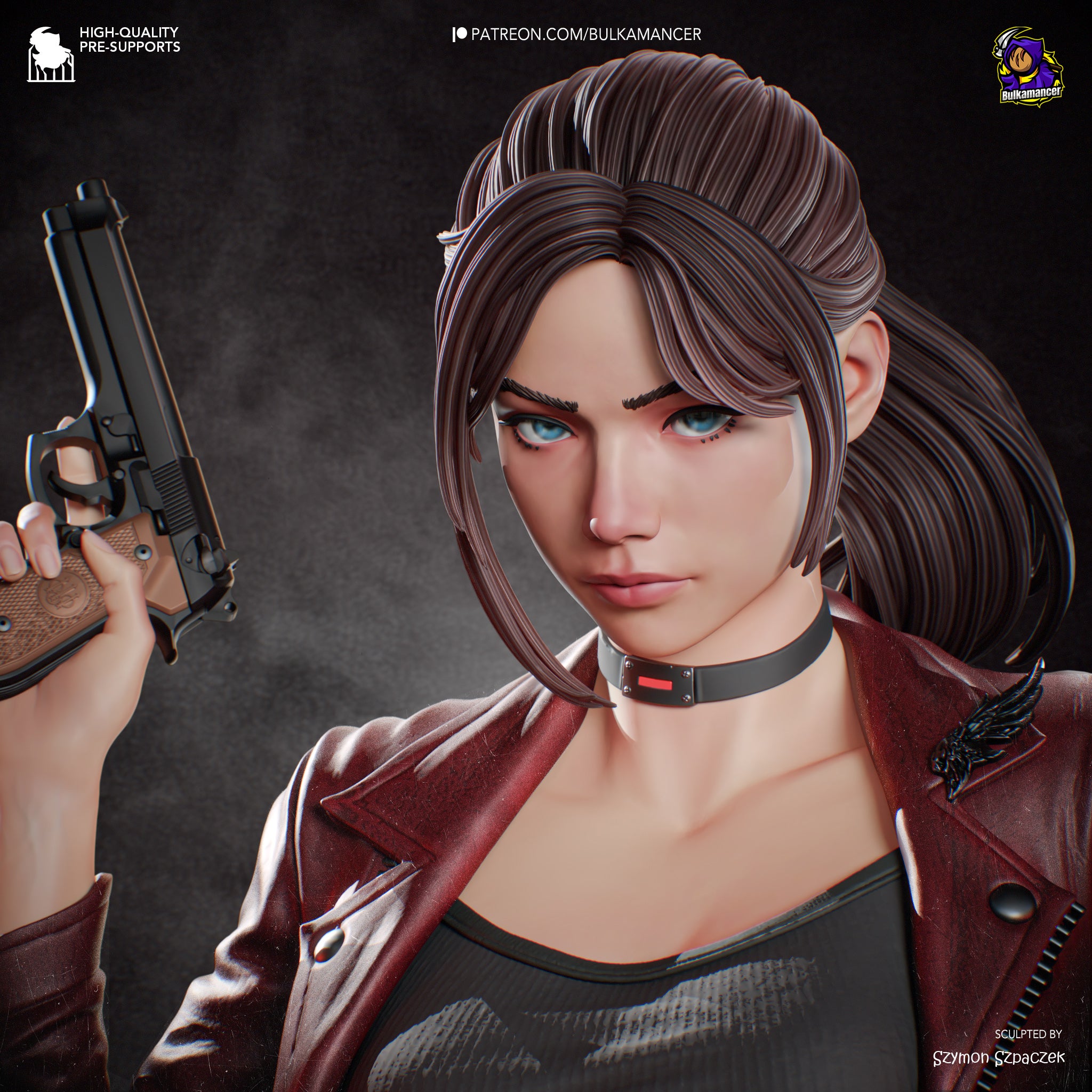 Claire Redfield Statue