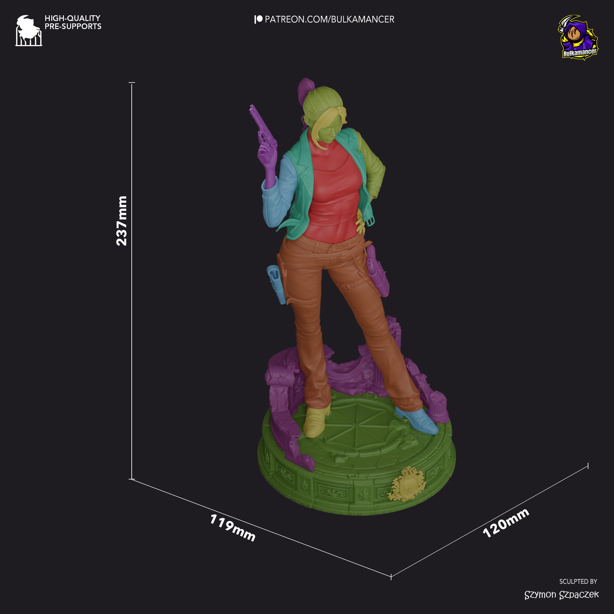 Claire Redfield Statue