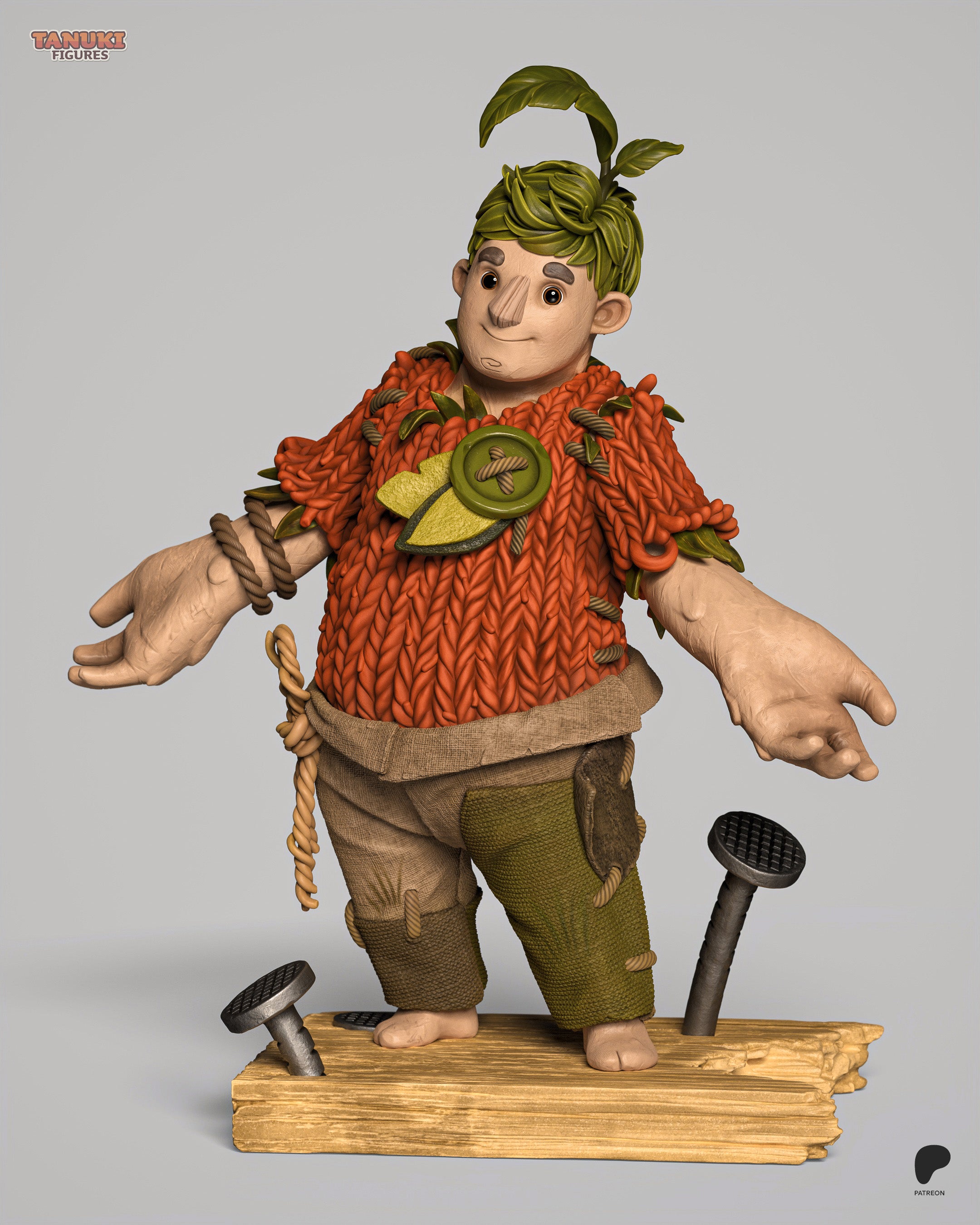 The Unwilling Doll Duo Statue