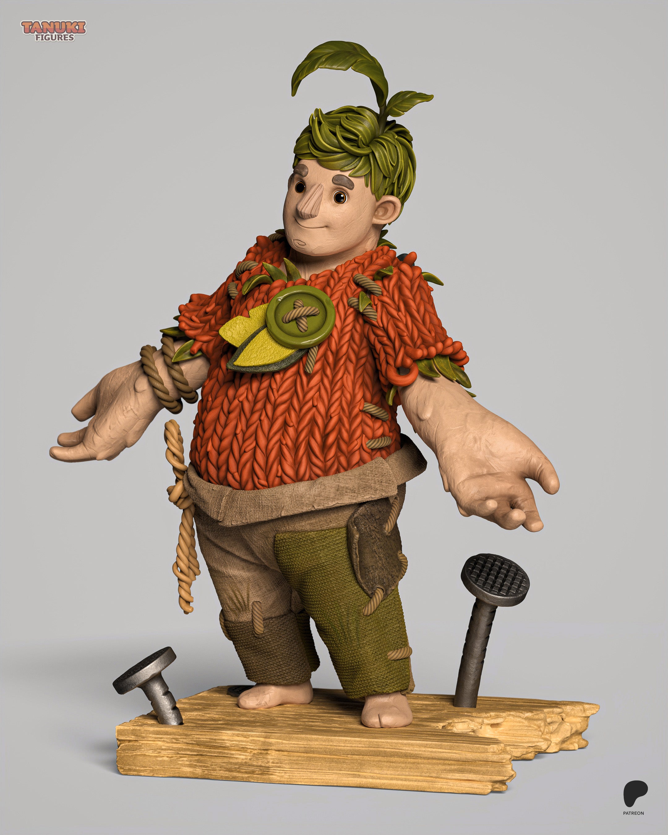 The Unwilling Doll Duo Statue