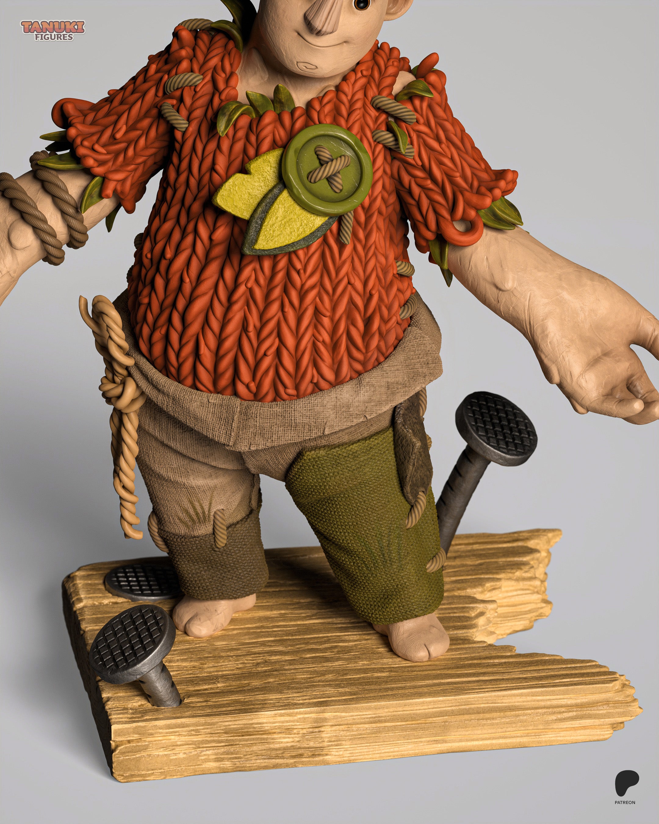 The Unwilling Doll Duo Statue