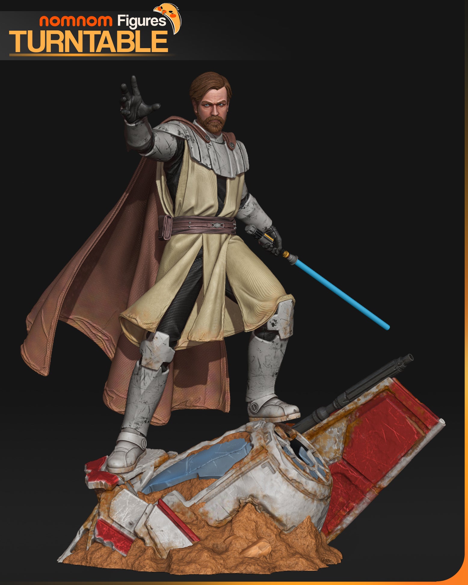Noble Jedi Master Statue